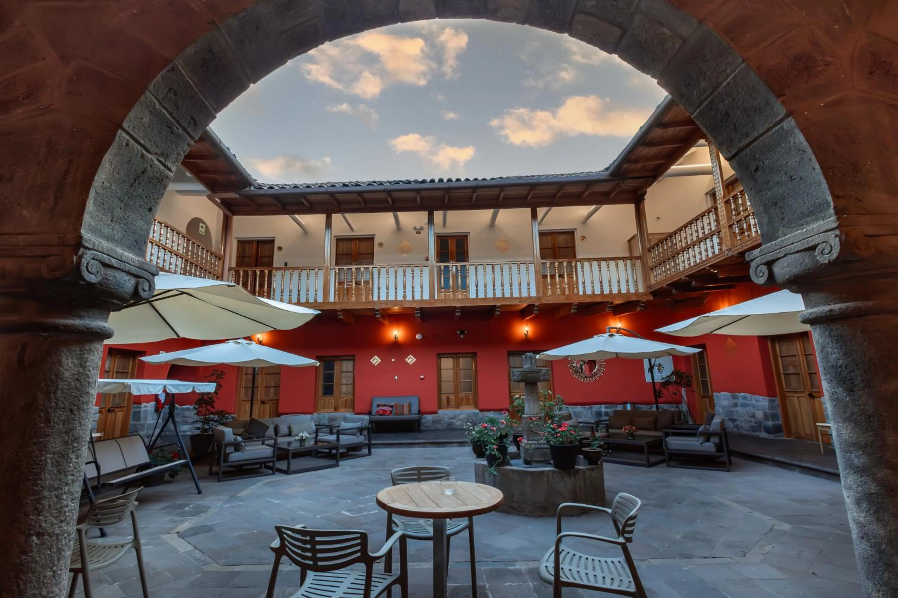 Balcony/Terrace in Hotel Hacienda Sonqori Centro Histórico