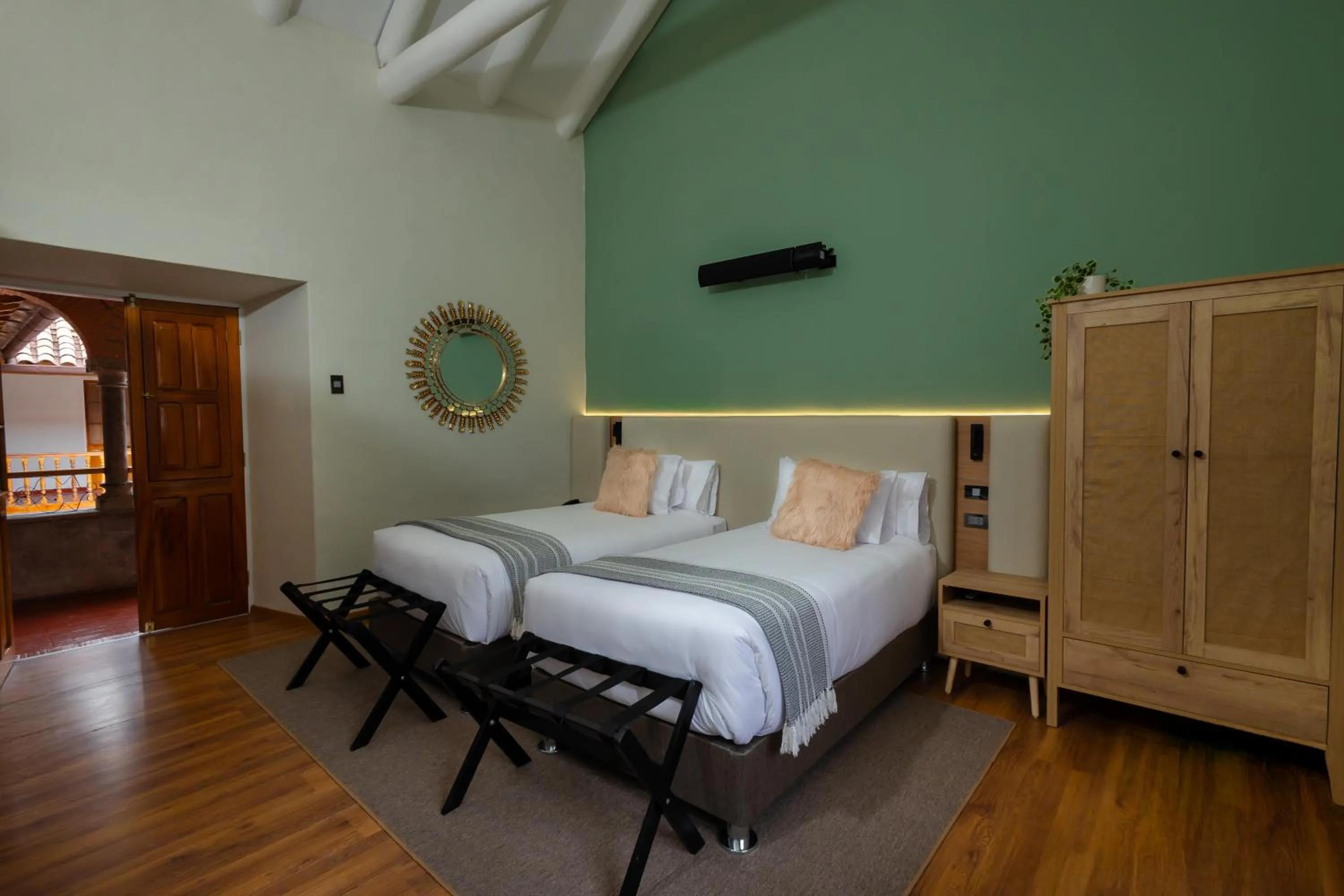 Bed in Hotel Hacienda Sonqori Centro Histórico