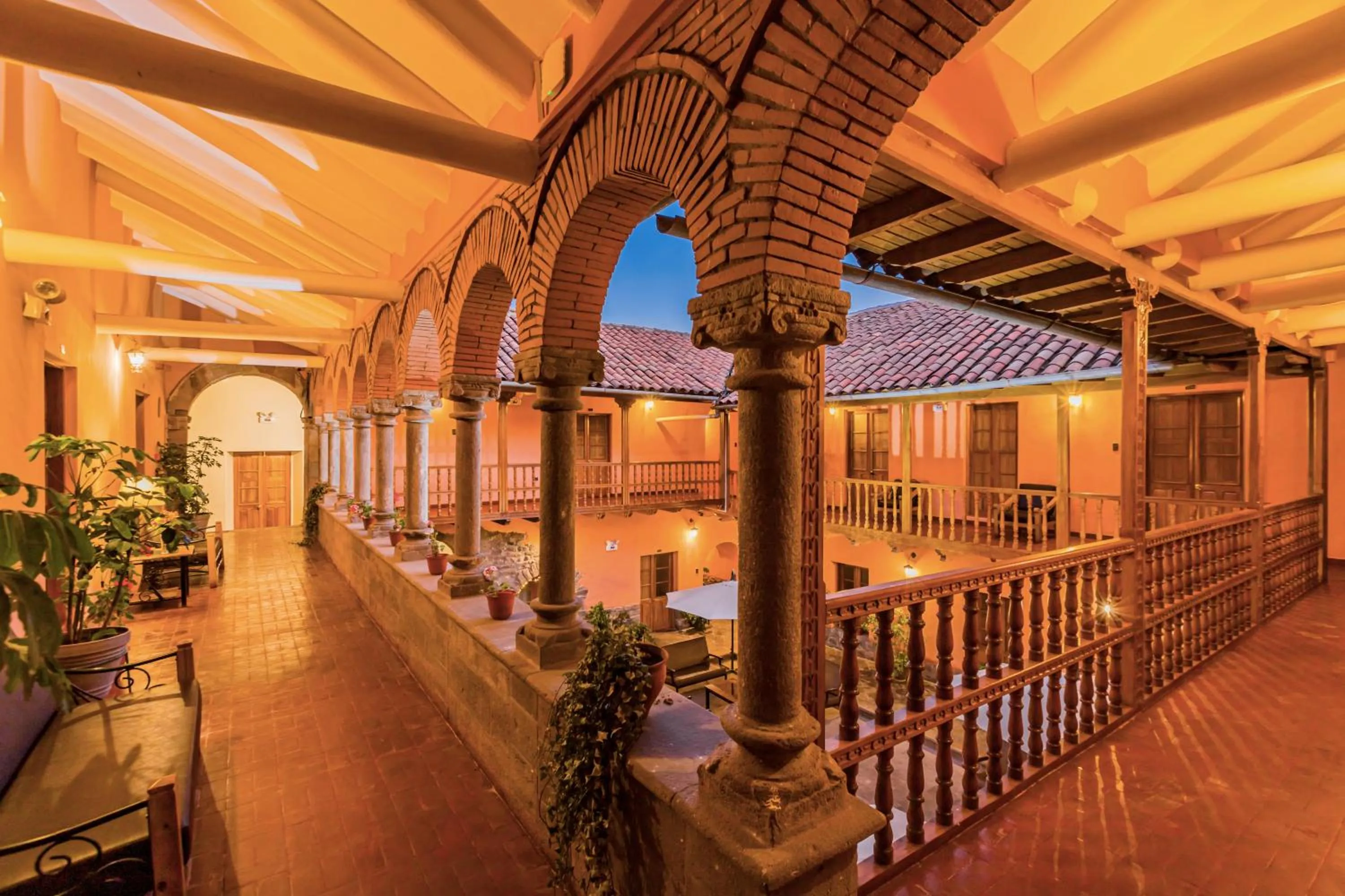 Patio in Hotel Hacienda Sonqori Centro Histórico