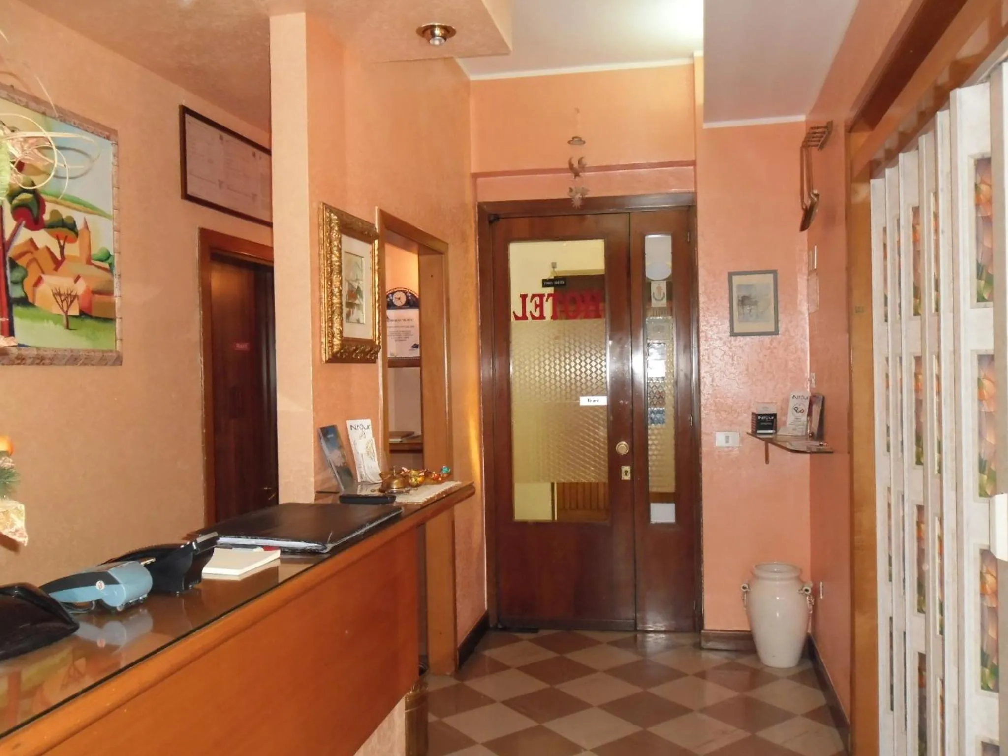 Lobby or reception in Albergo Roma