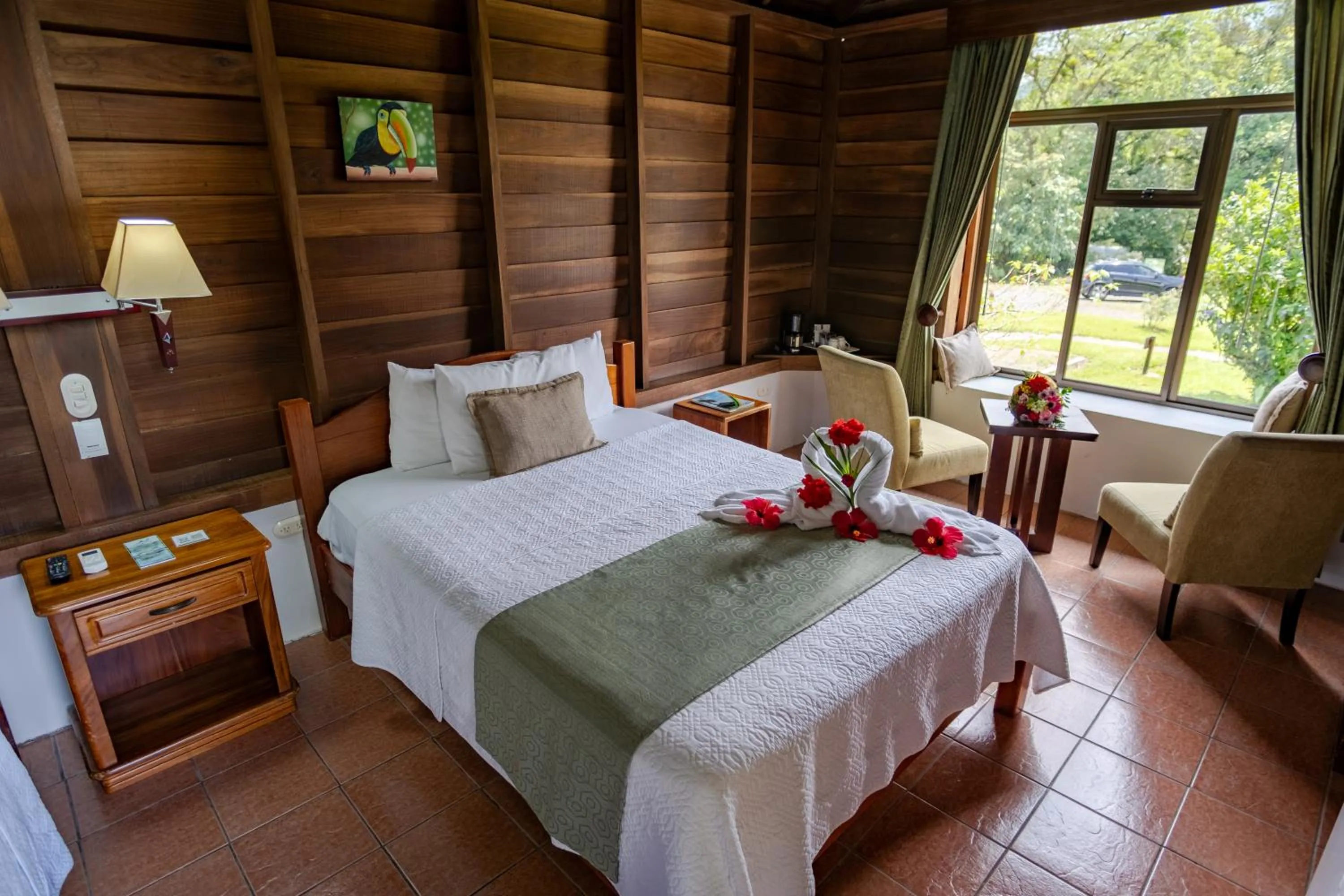 Bed in Hotel Campo Verde