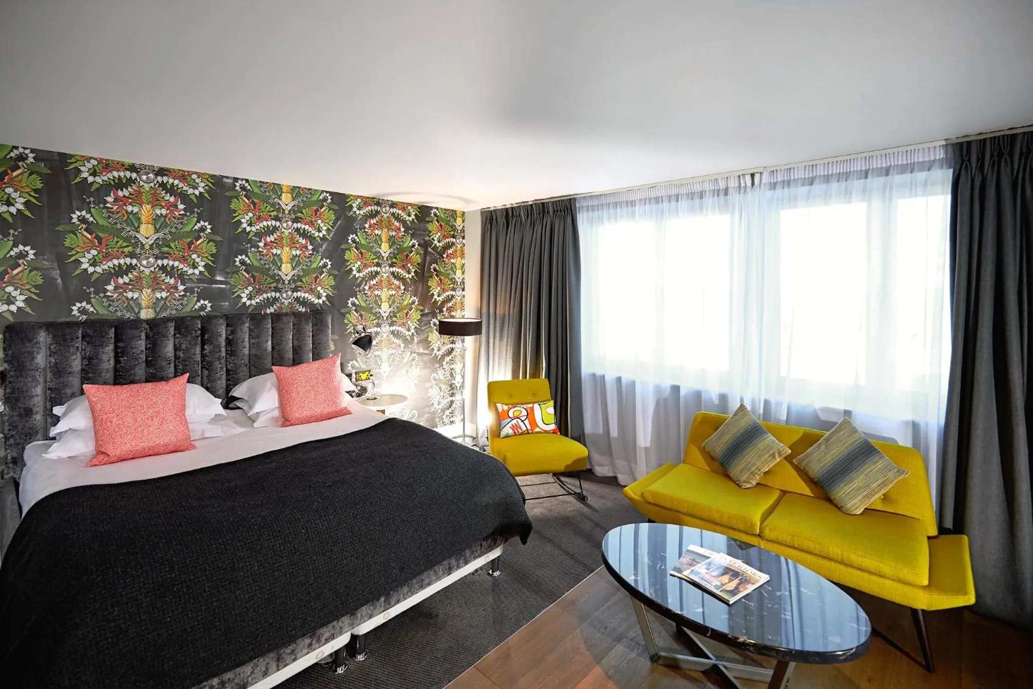 Bedroom, Bed in Malmaison Brighton