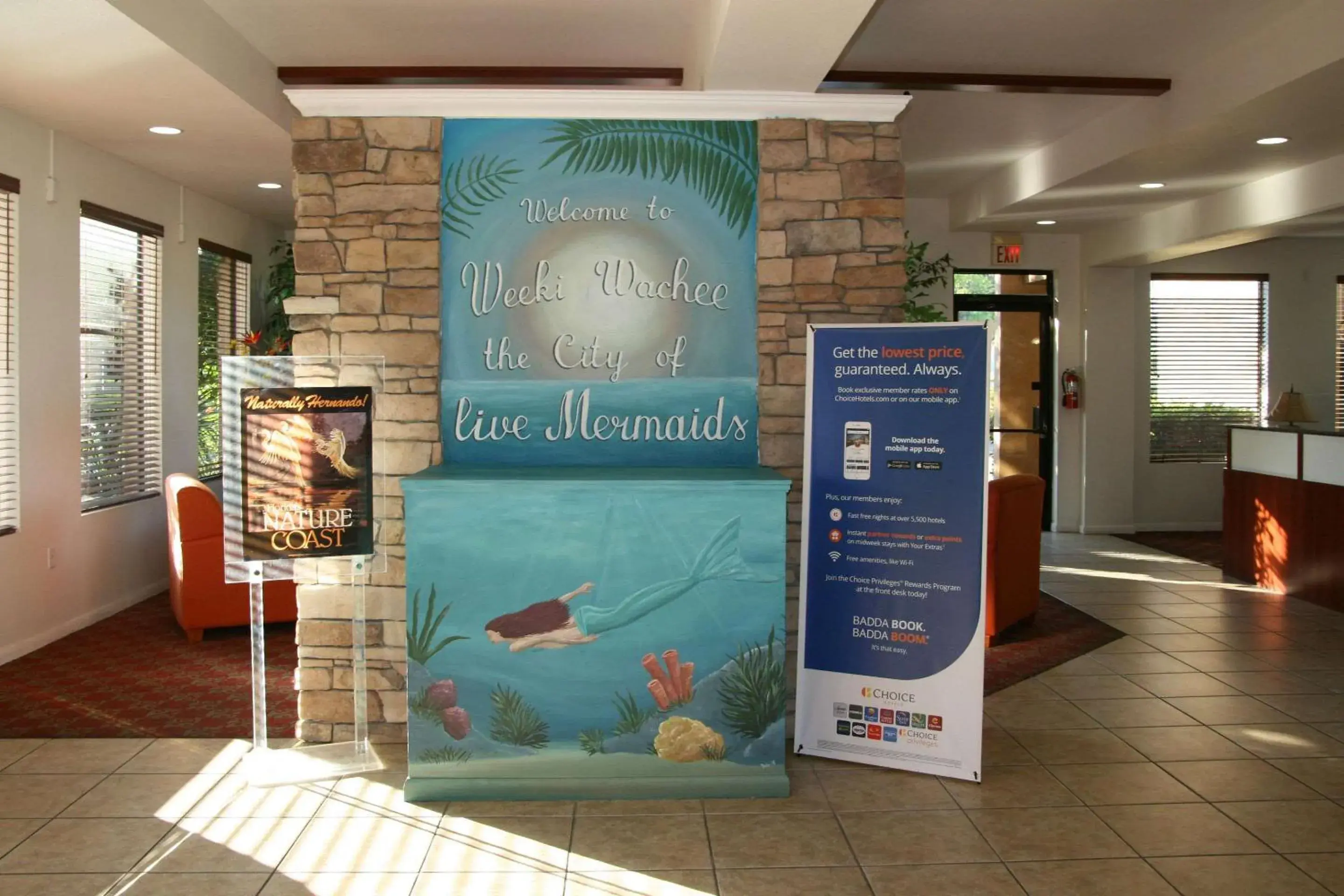 Lobby or reception in Quality Inn - Weeki Wachee Lobby or reception in Quality Inn - Weeki Wachee