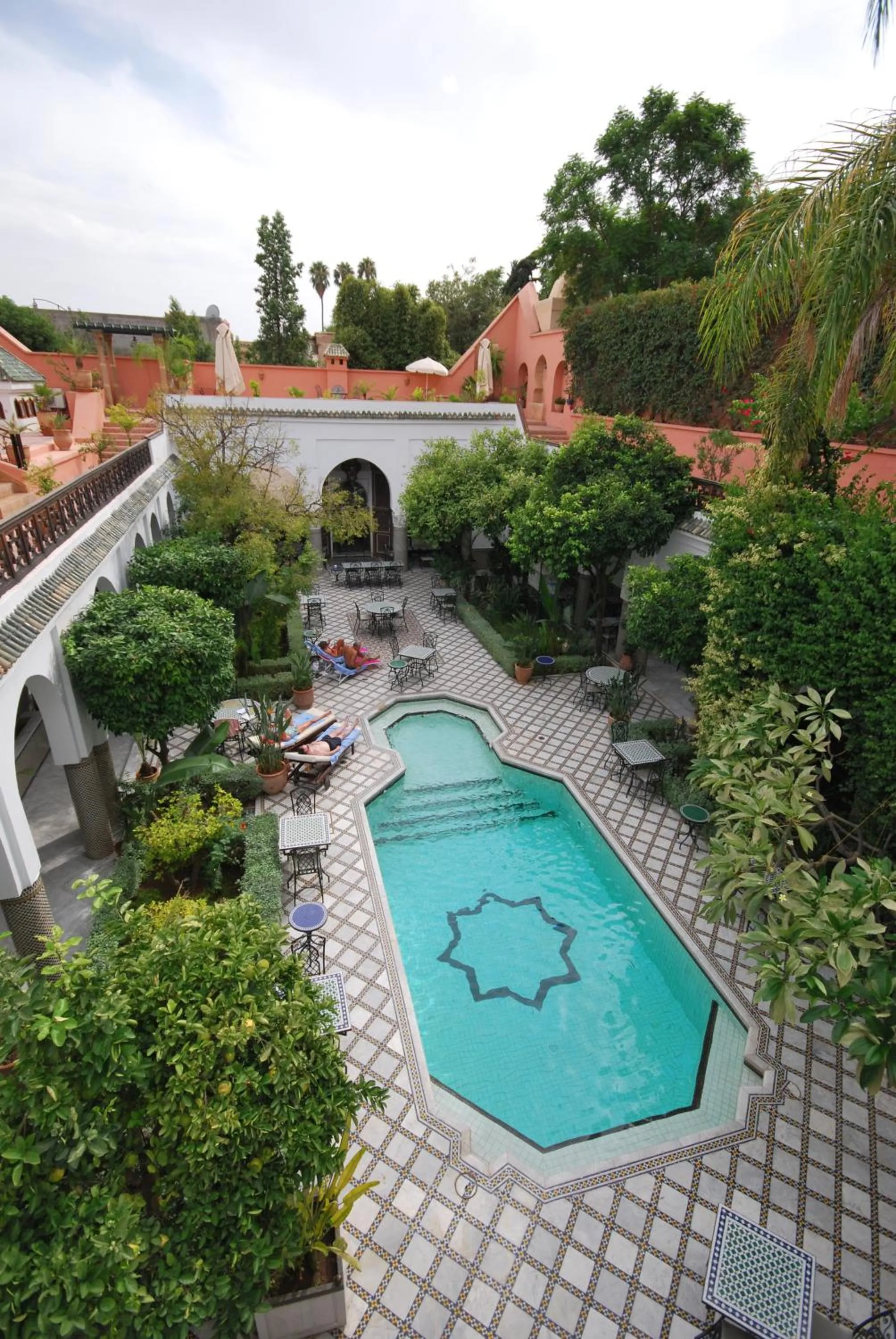 Pool view in Palais Dar Donab