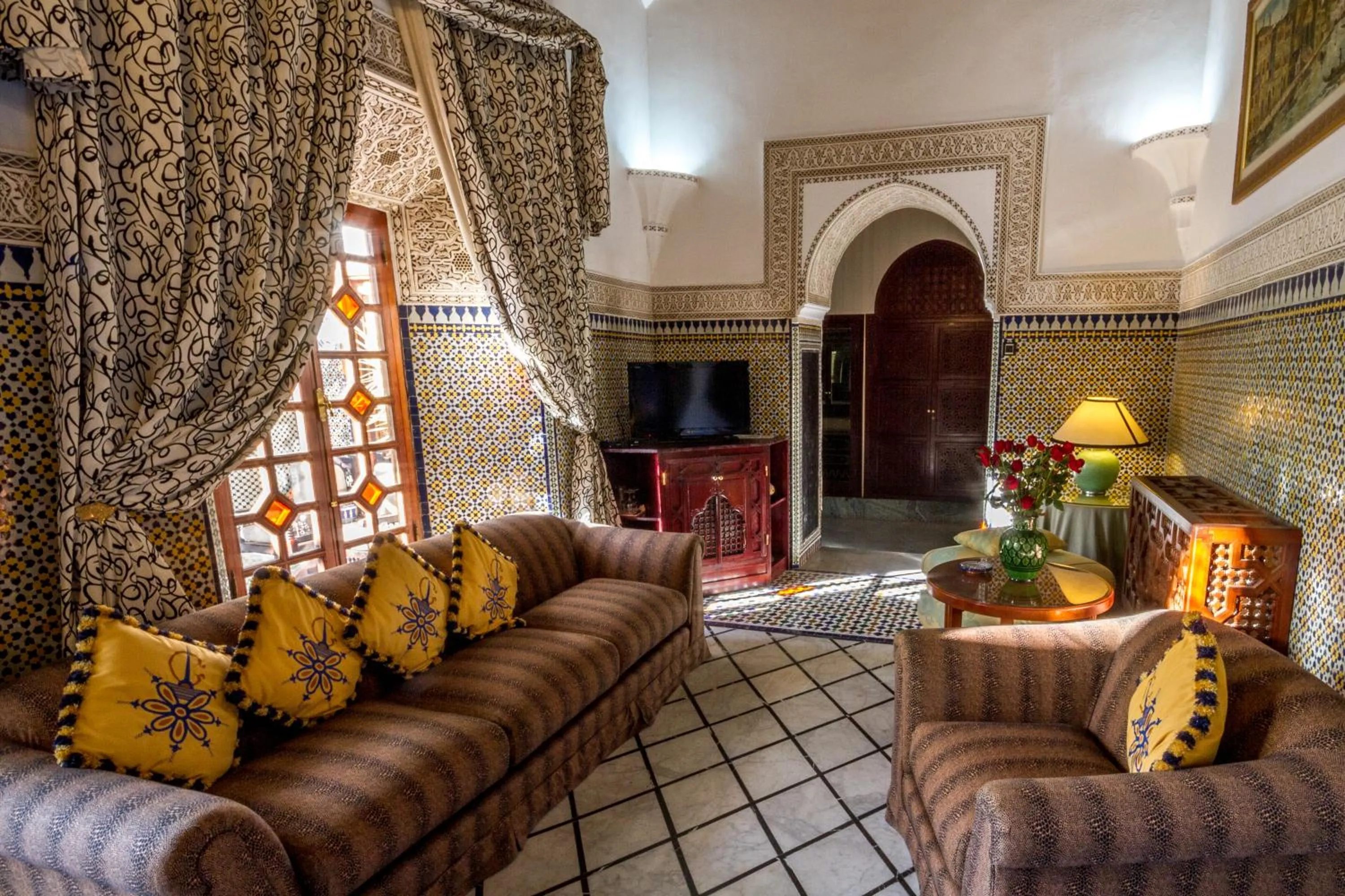 Living room in Palais Dar Donab