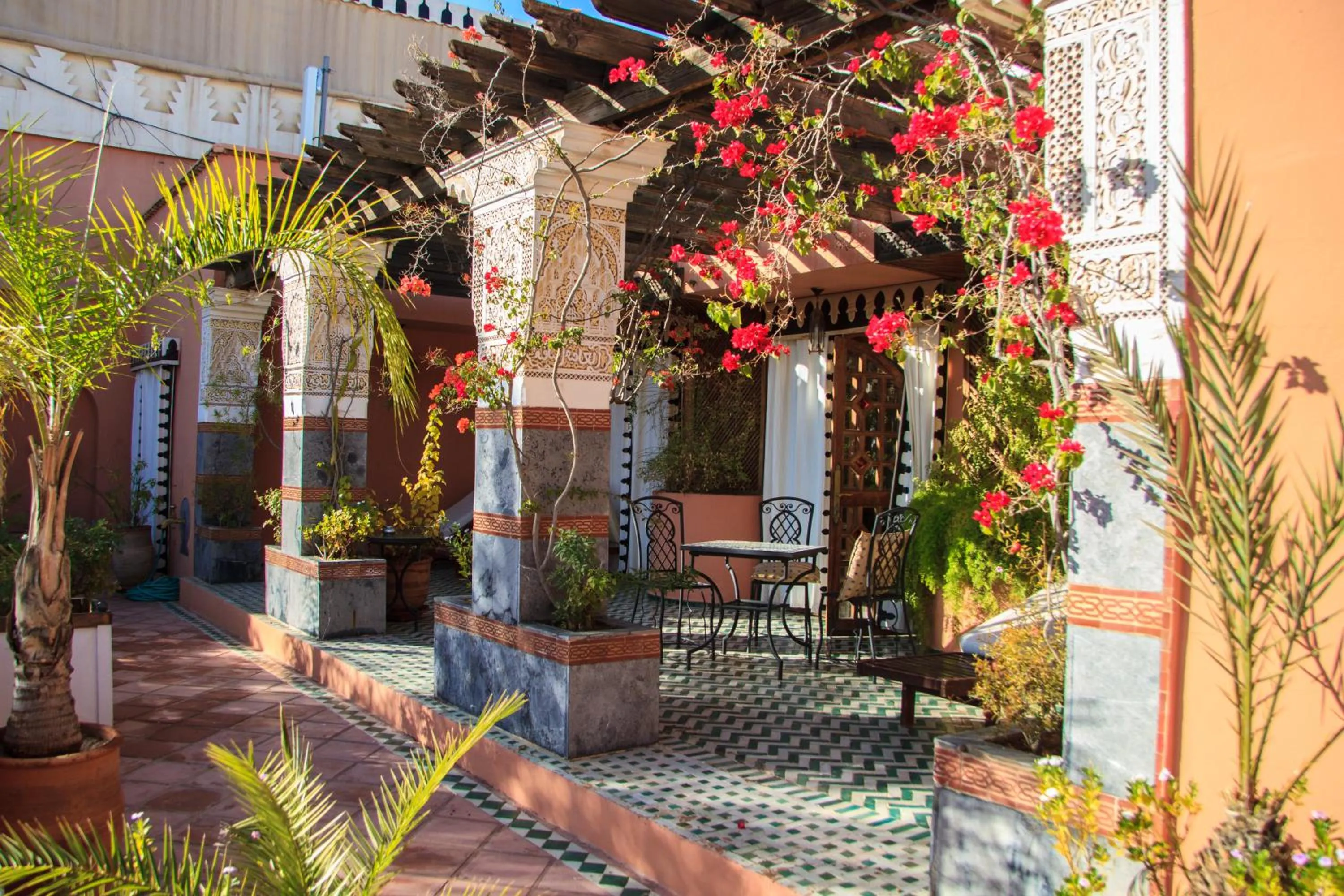 Patio in Palais Dar Donab
