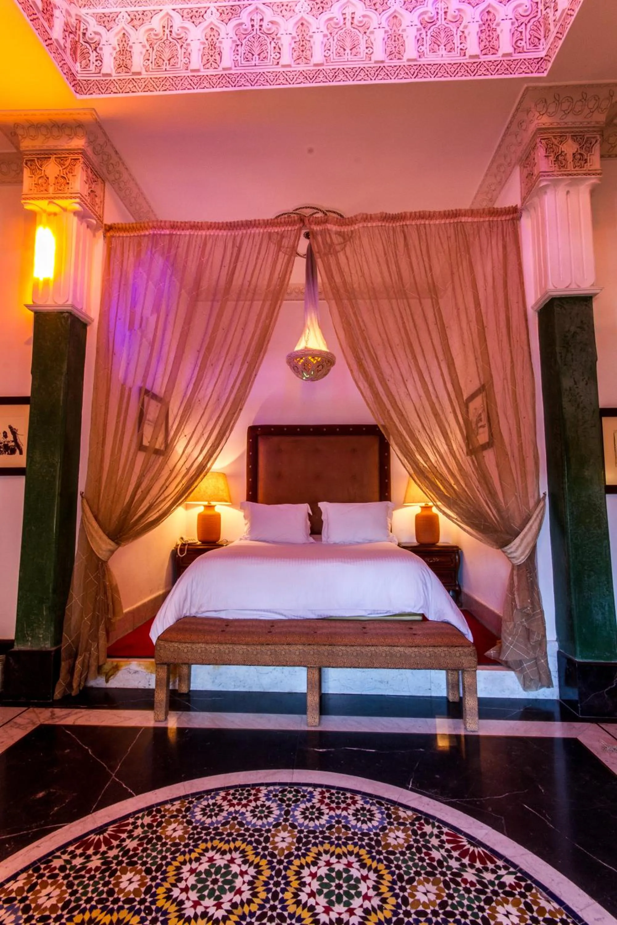 Bed in Palais Dar Donab