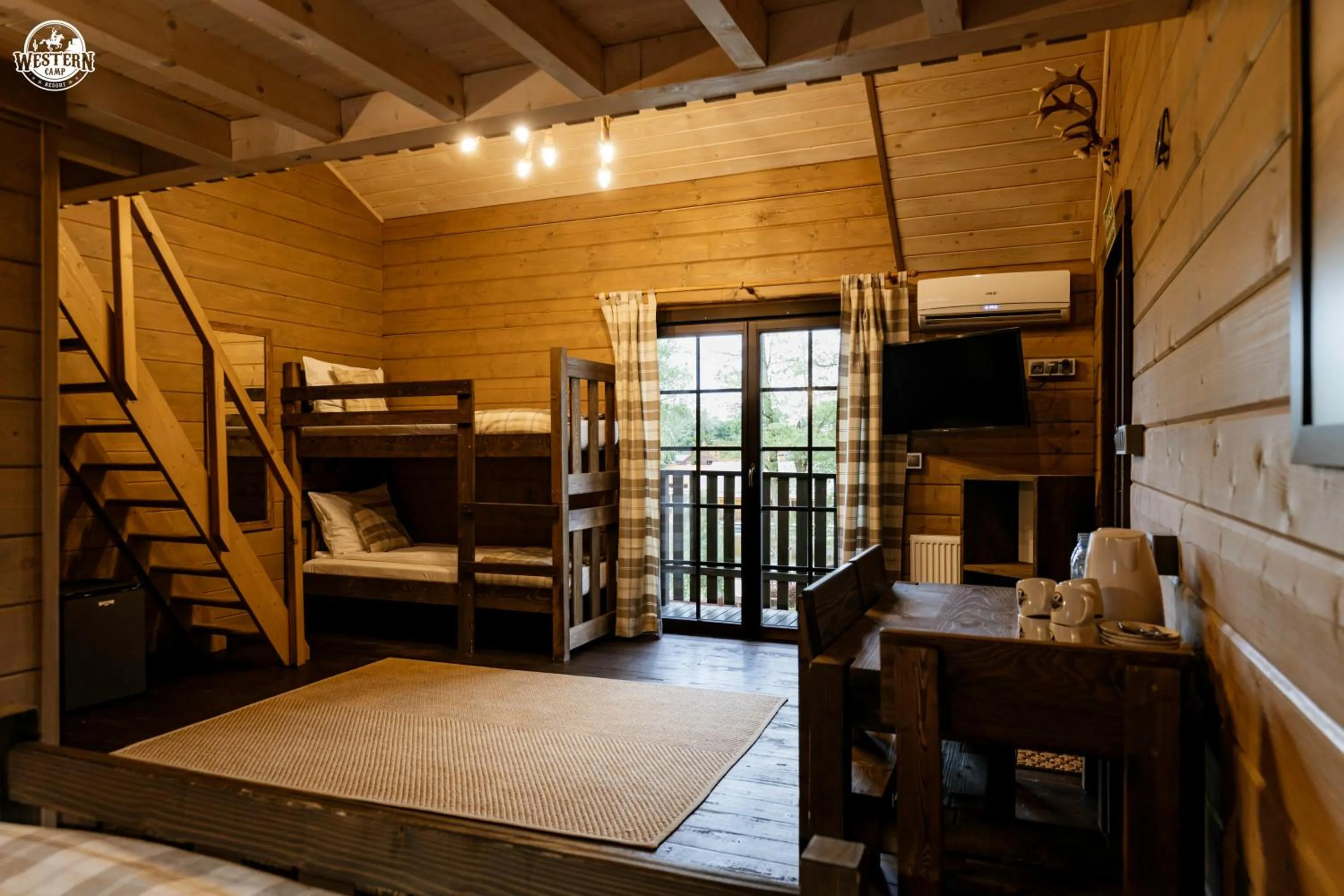 Bed in Western Camp Resort