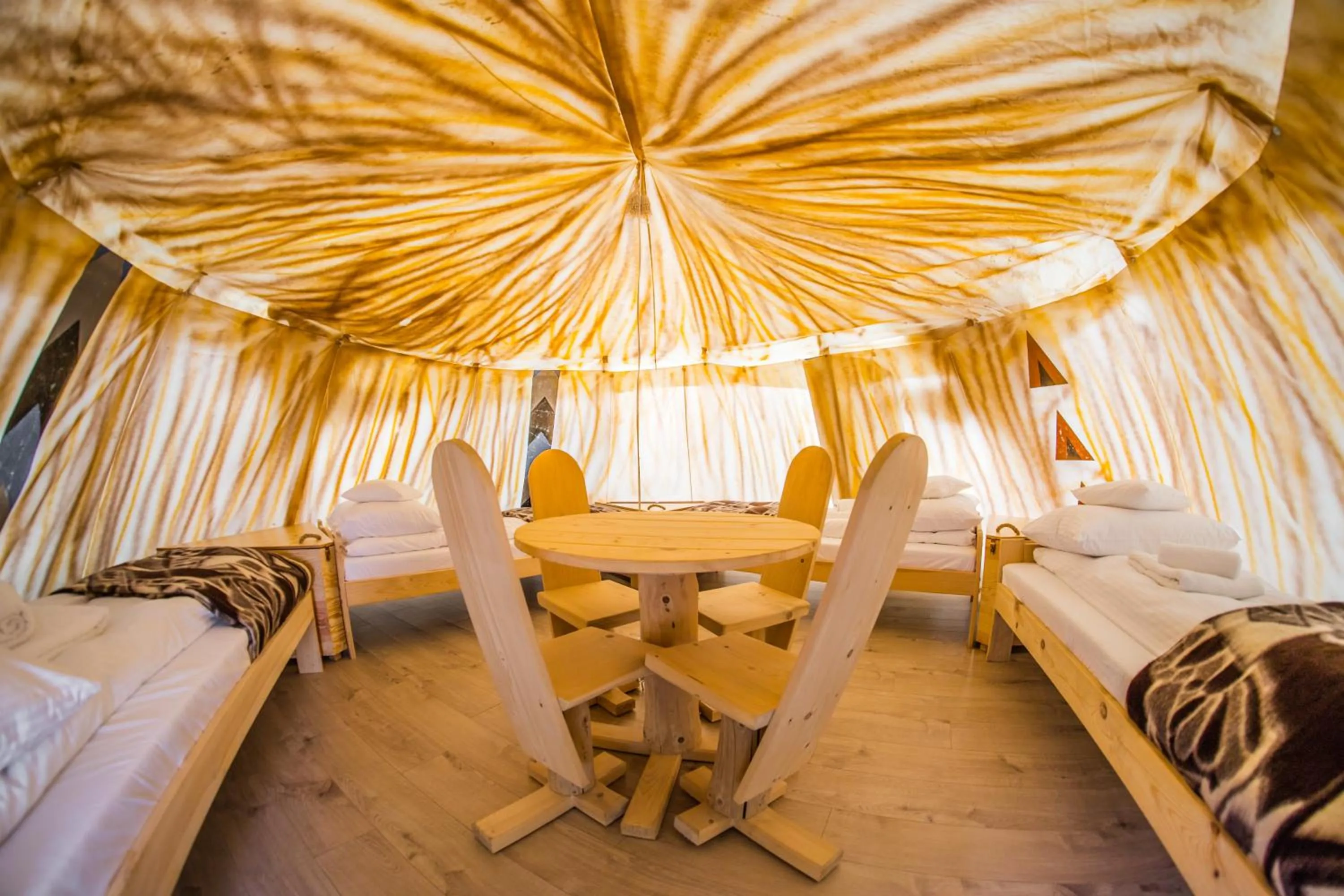 Bed in Western Camp Resort