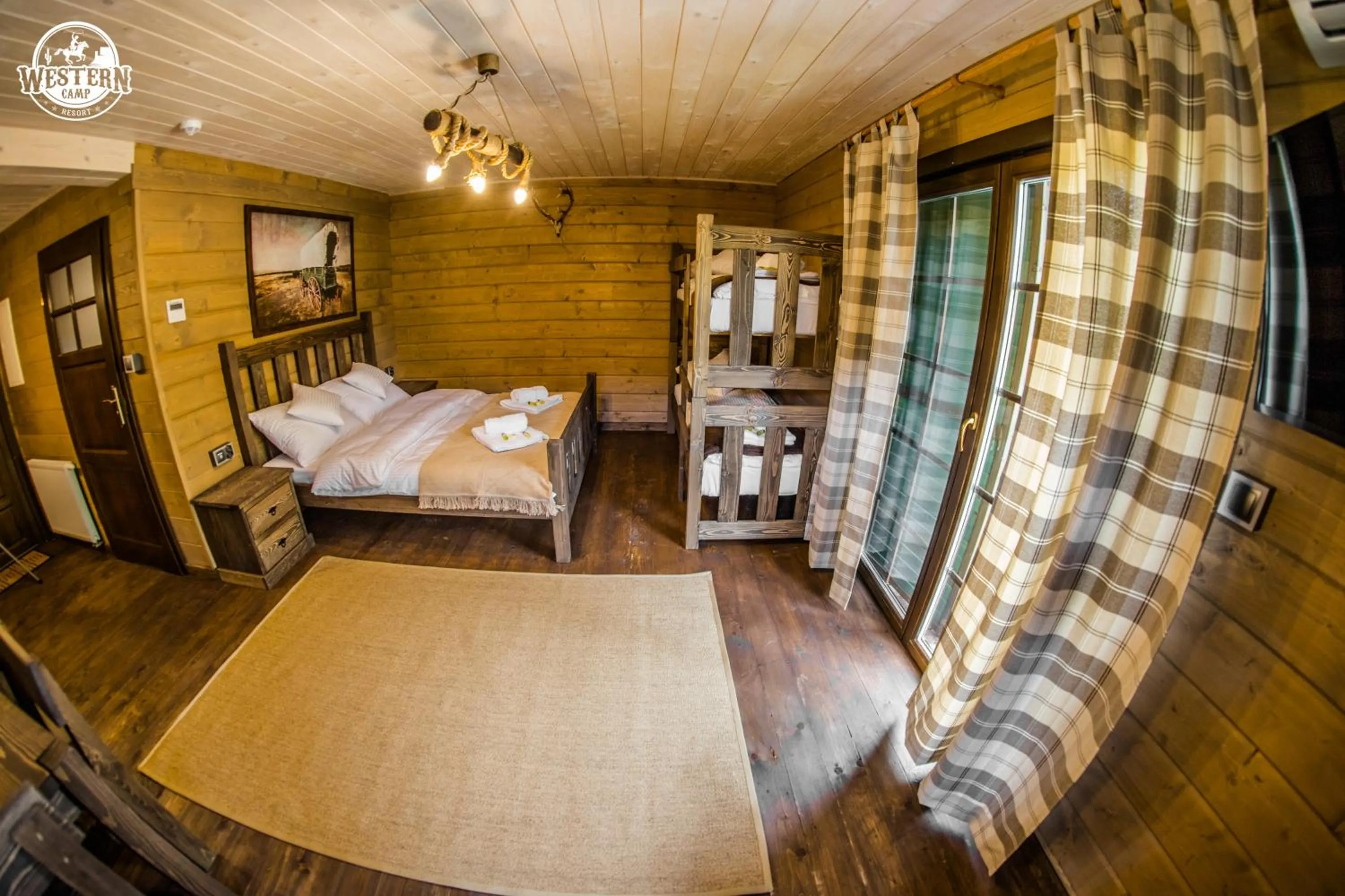 Bed in Western Camp Resort