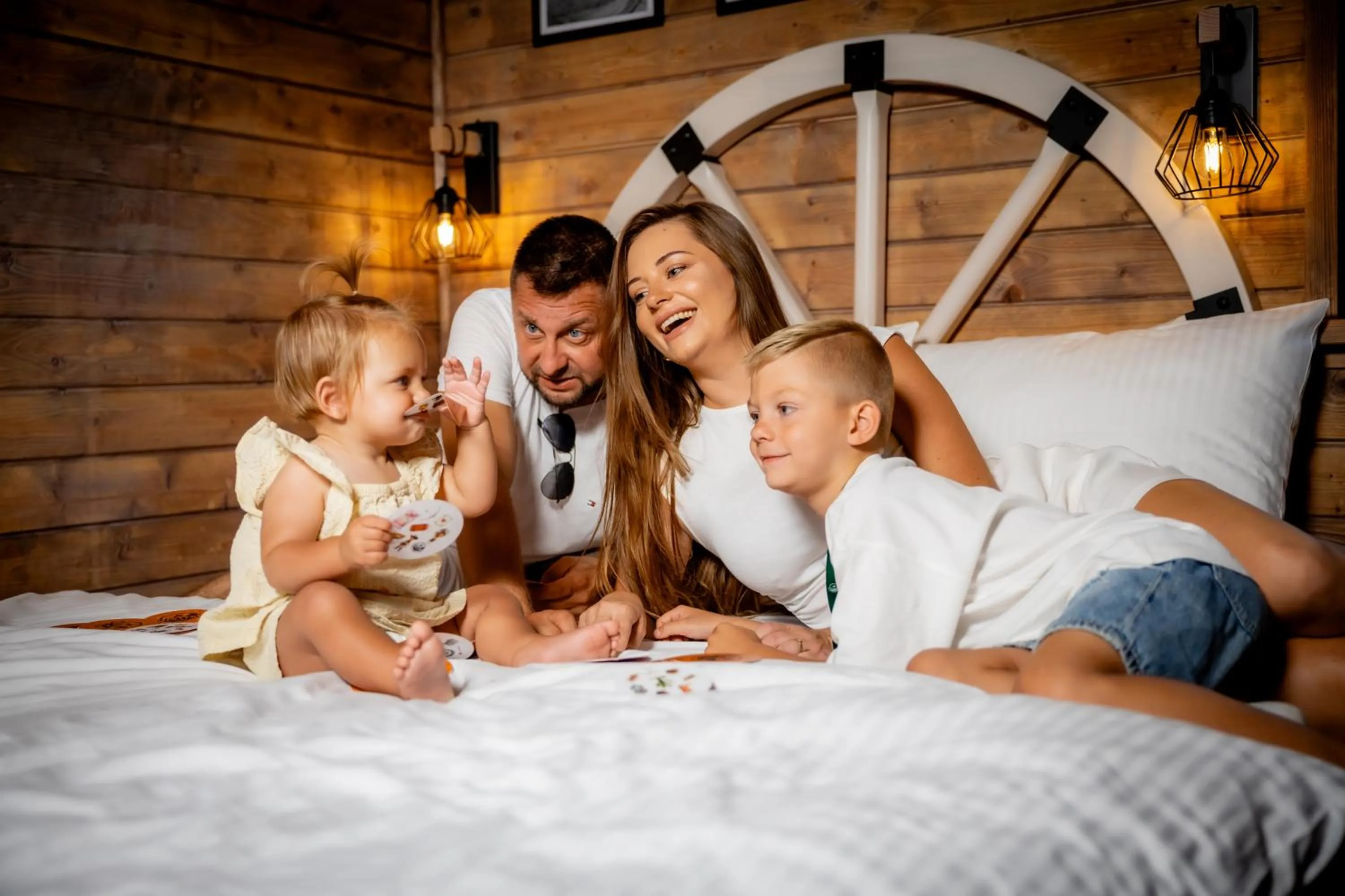 Bed in Western Camp Resort