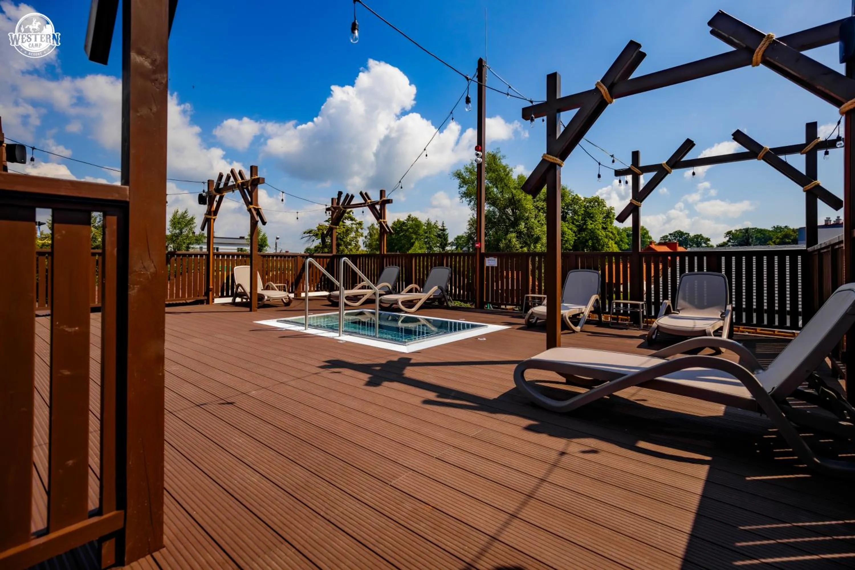 Hot Tub in Western Camp Resort