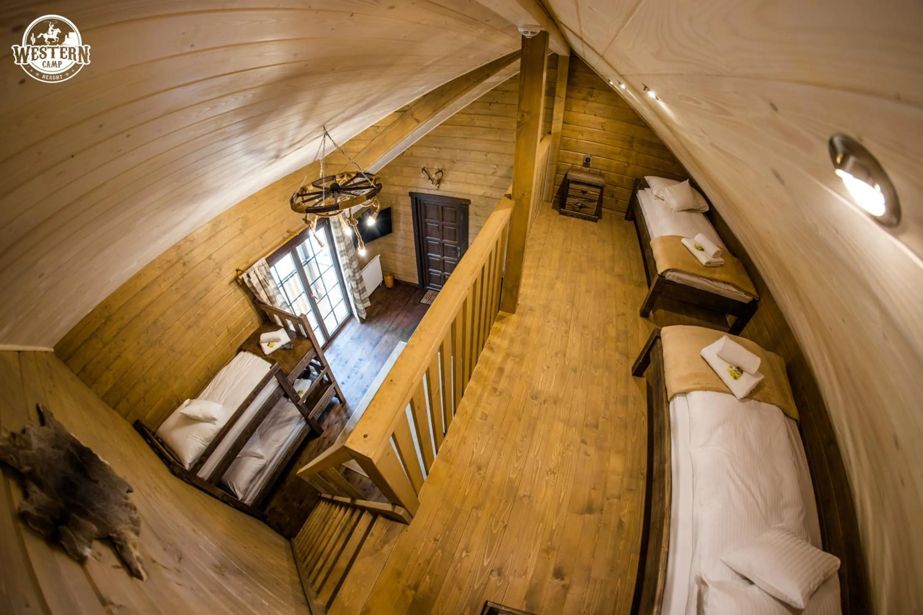 Bed in Western Camp Resort