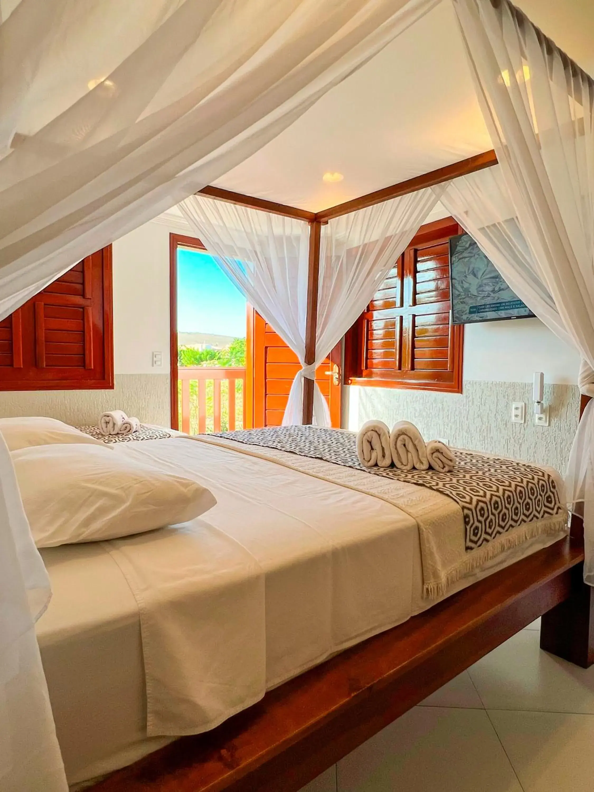 Bed in Mini Hotel Dunas Bed in Mini Hotel Dunas