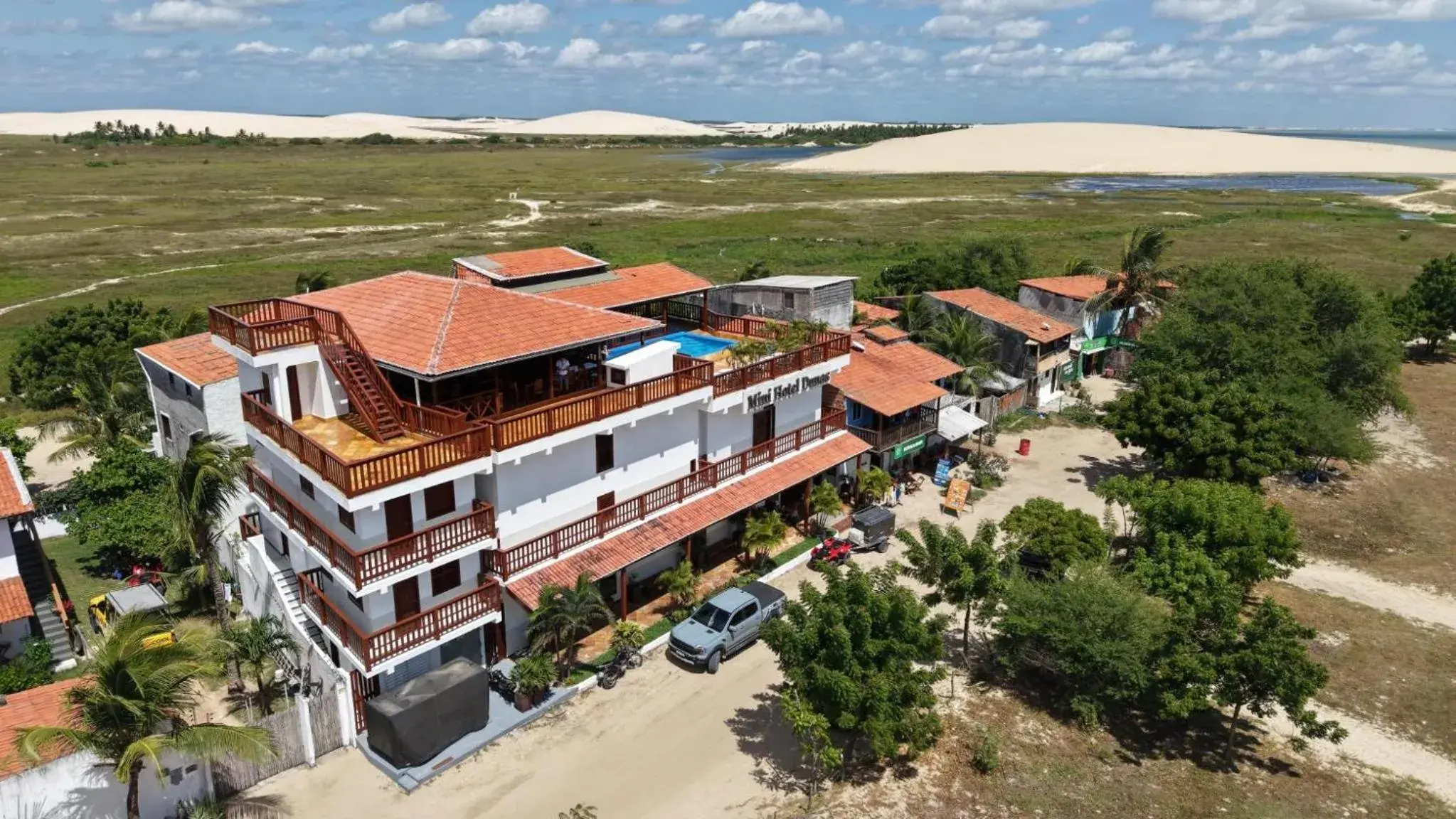 Property building in Mini Hotel Dunas Property building in Mini Hotel Dunas
