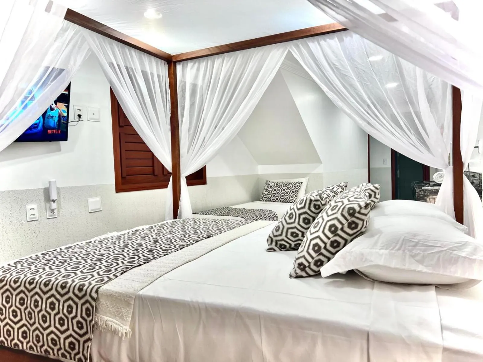 Bed in Mini Hotel Dunas