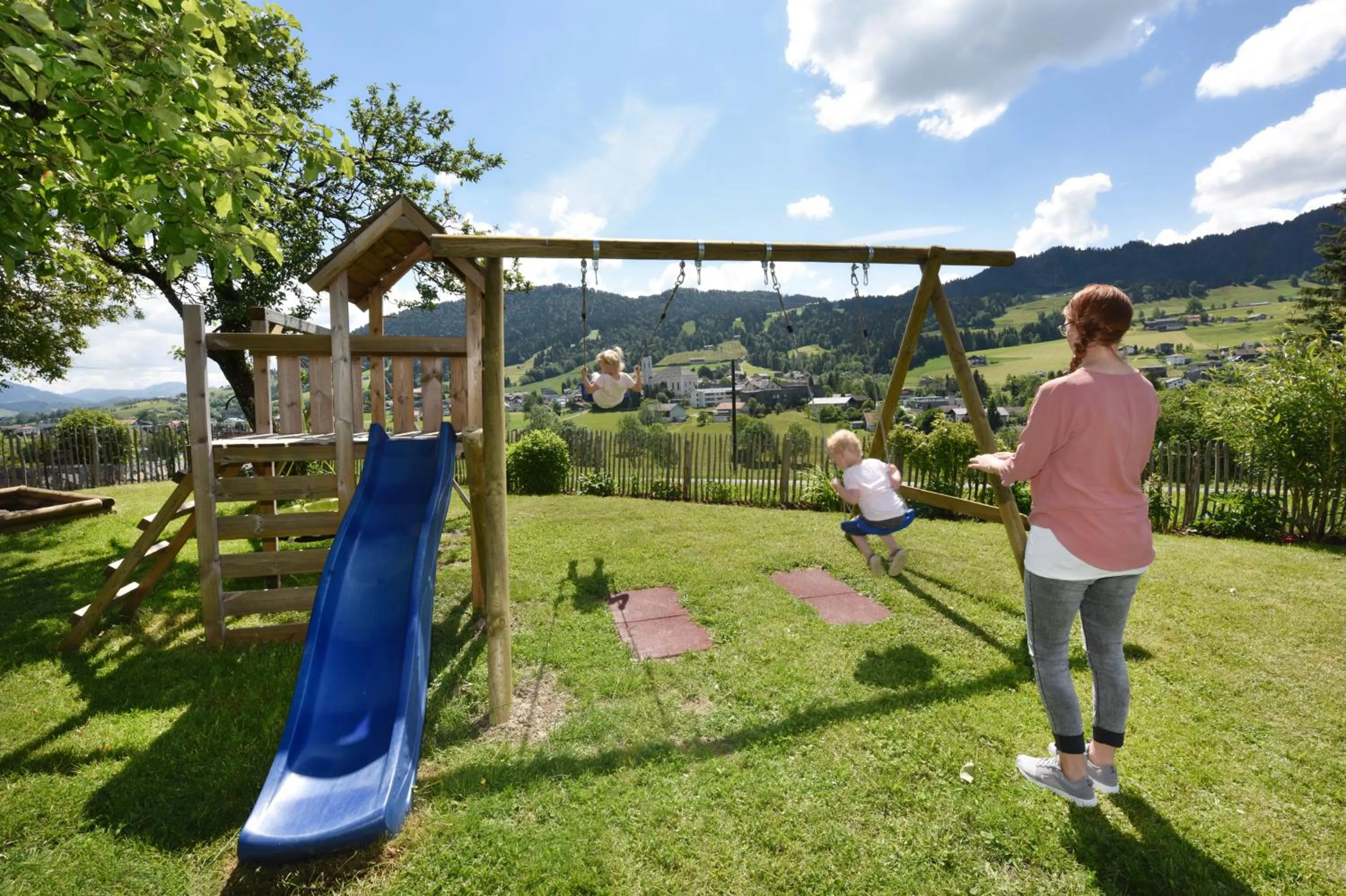 Children play ground in Wiesenhof Rusch