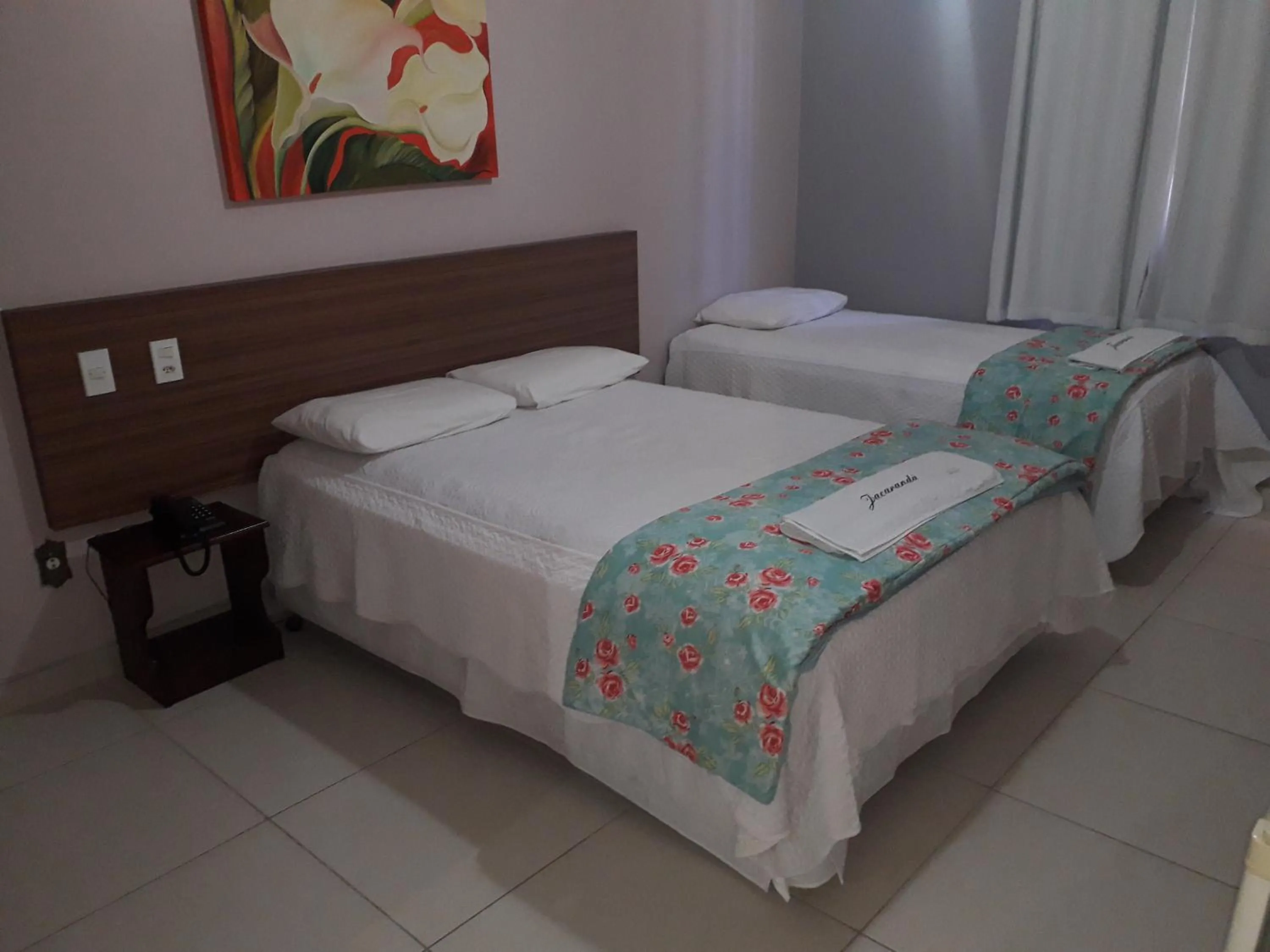Bed in Jacarandá Palace Hotel