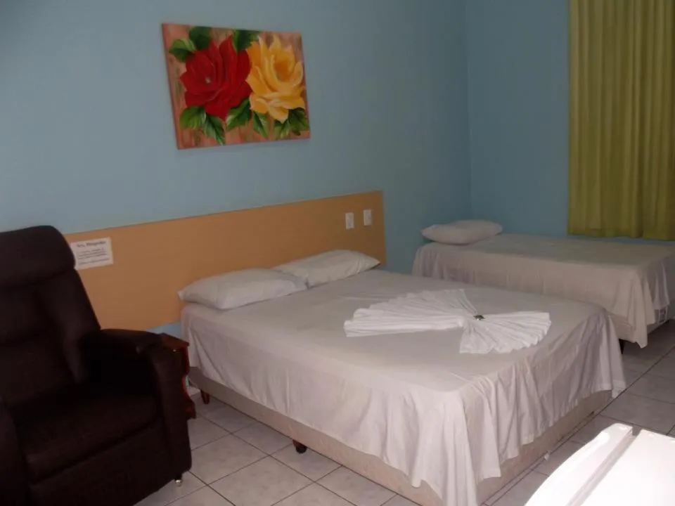 Bed in Jacarandá Palace Hotel