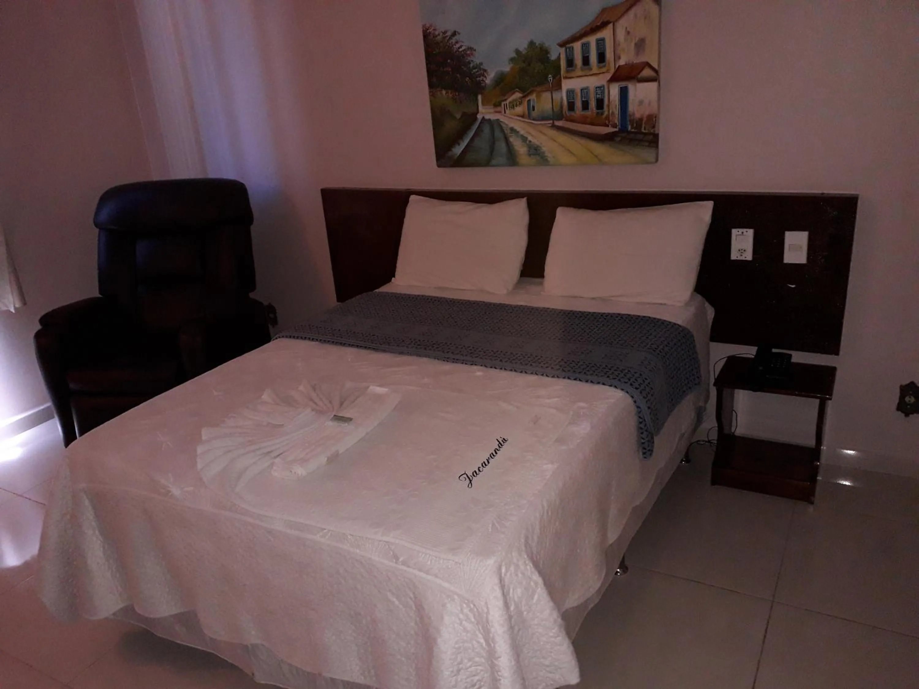 Bed in Jacarandá Palace Hotel