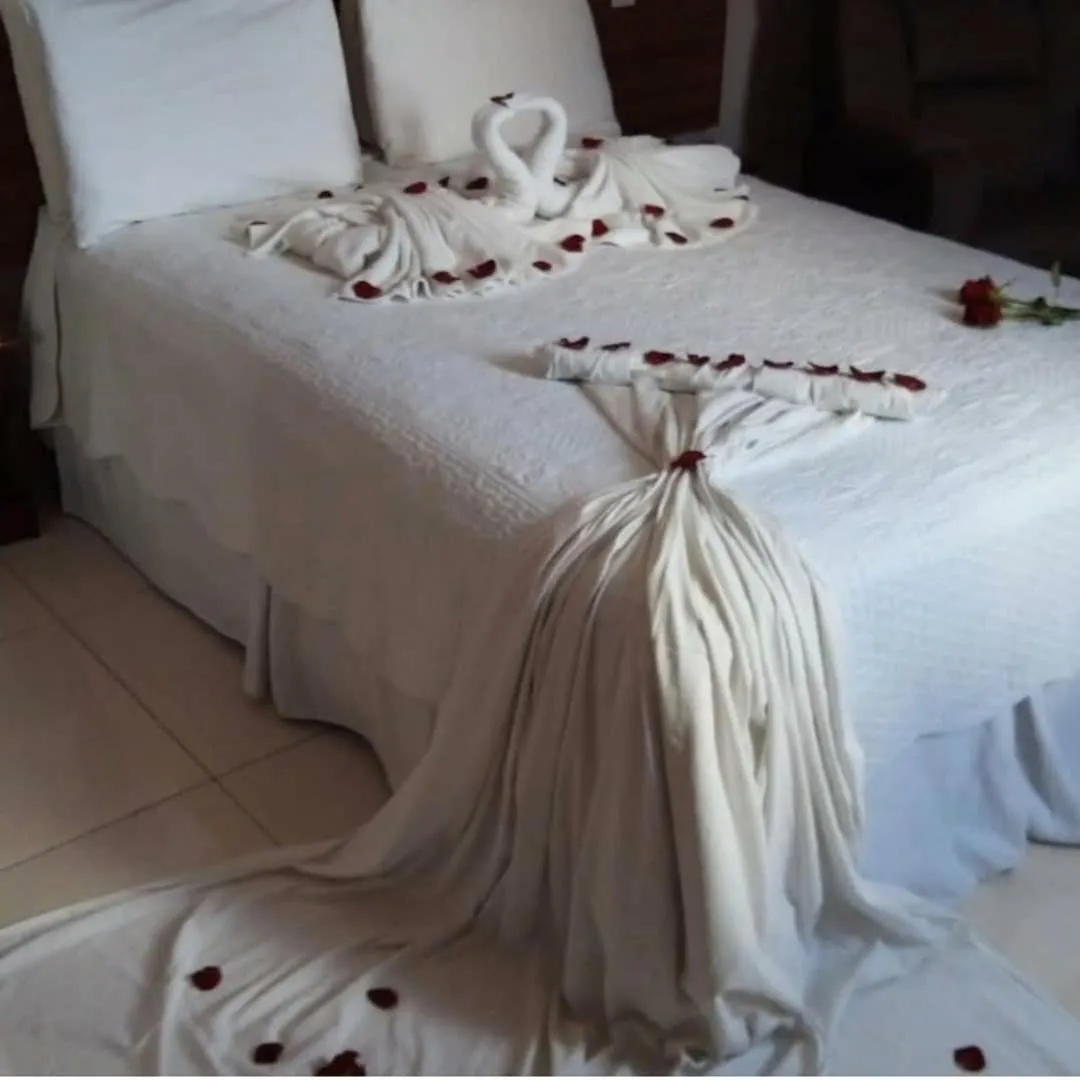 Bed in Jacarandá Palace Hotel