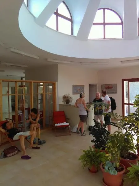 People in Avgonima Chios Spitakia Cottages
