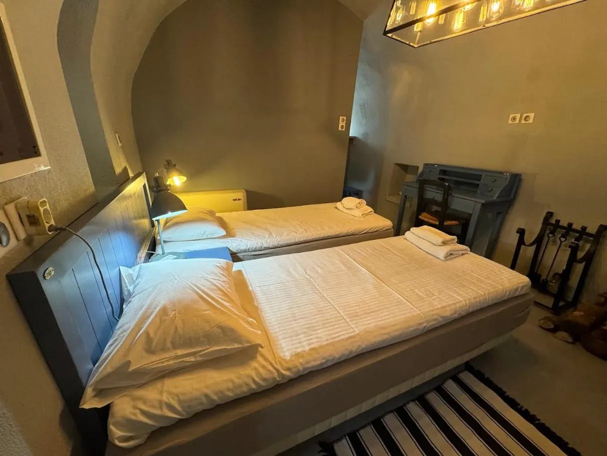 Bedroom, Bed in Avgonima Chios Spitakia Cottages