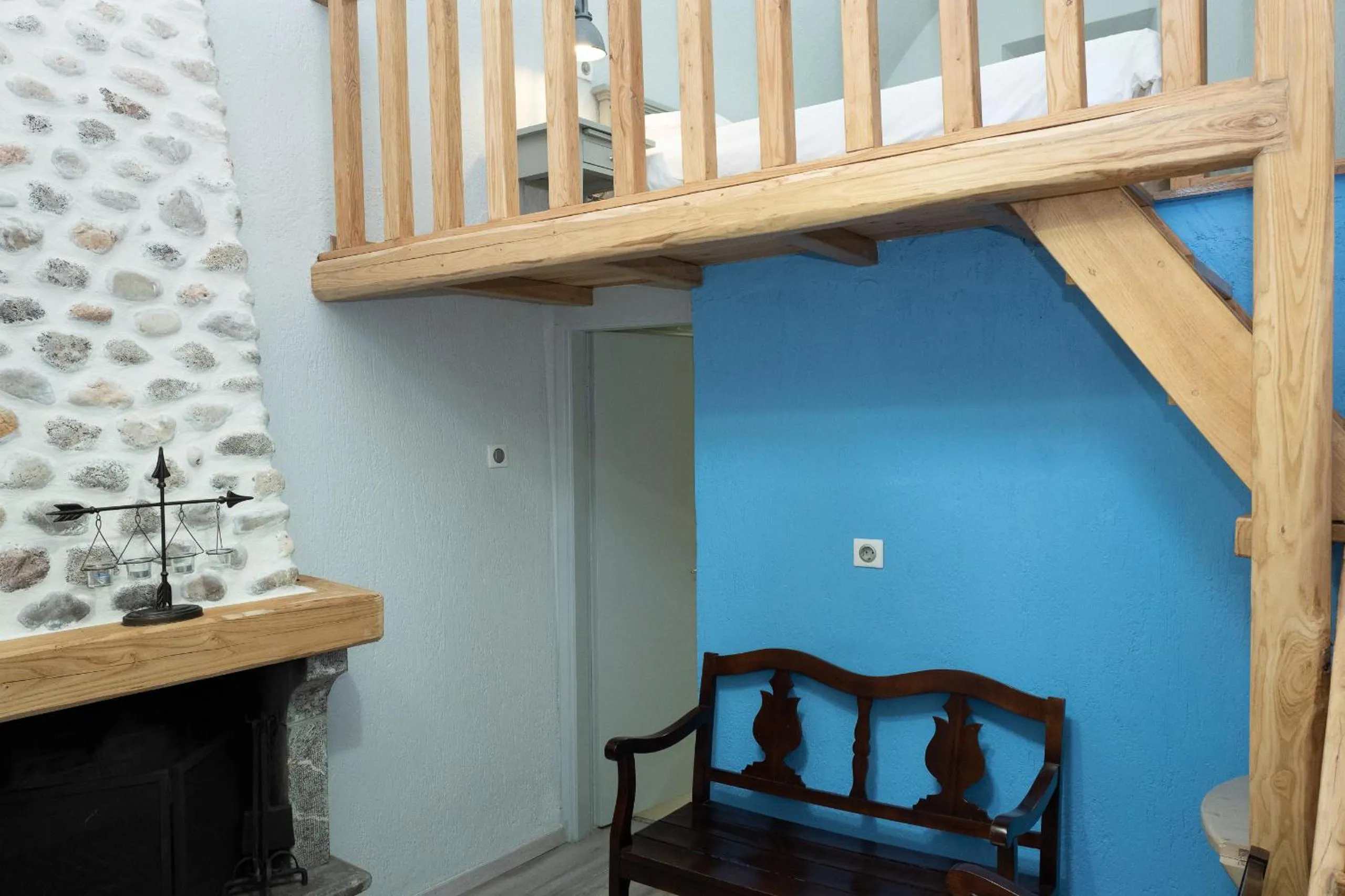 Decorative detail in Avgonima Chios Spitakia Cottages