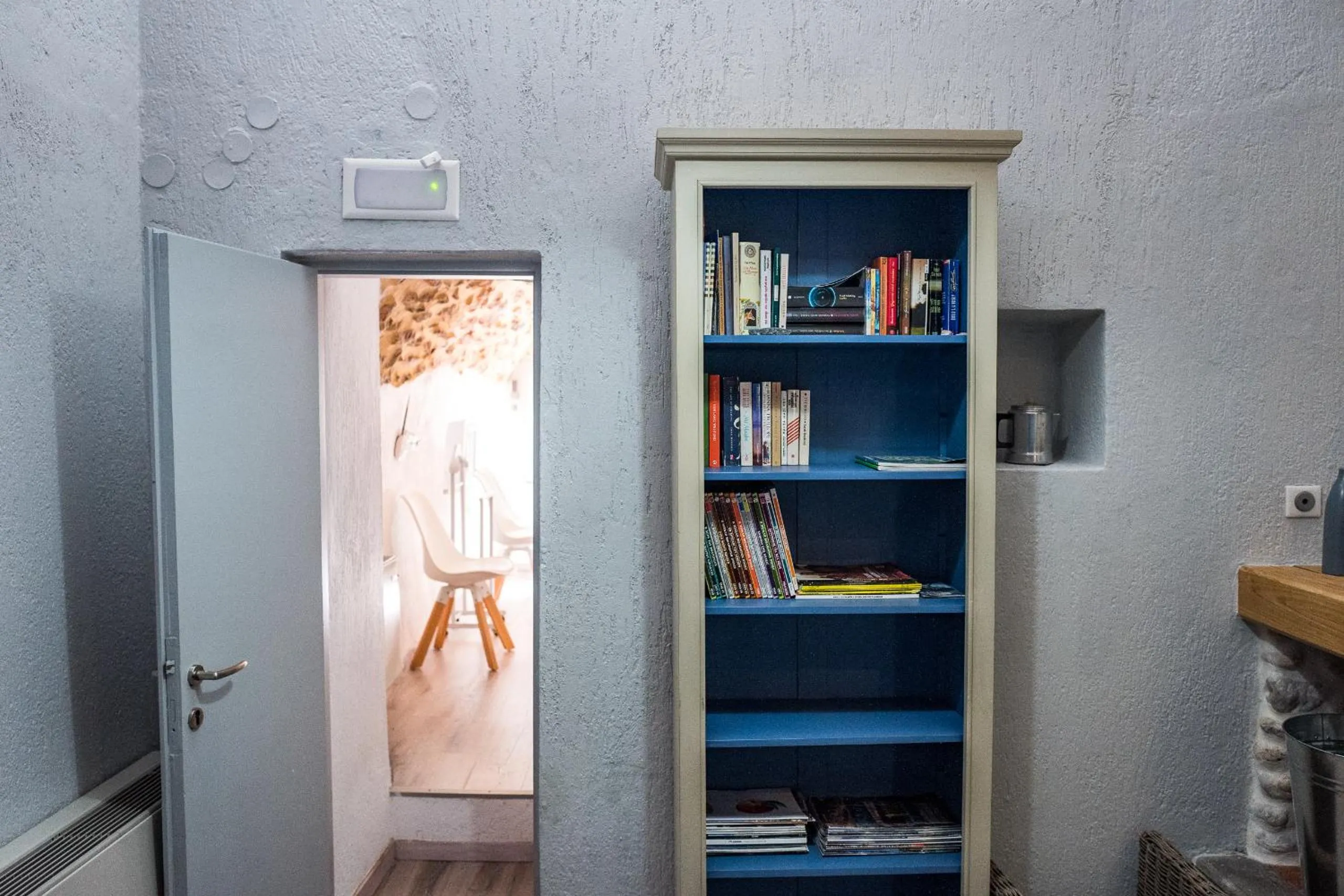 Library in Avgonima Chios Spitakia Cottages