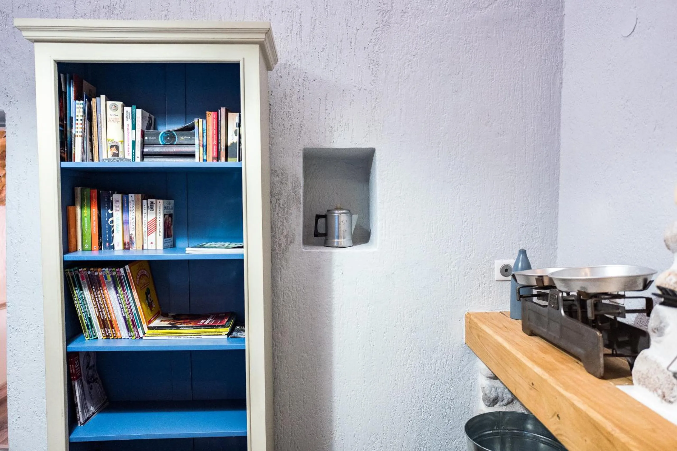Library in Avgonima Chios Spitakia Cottages