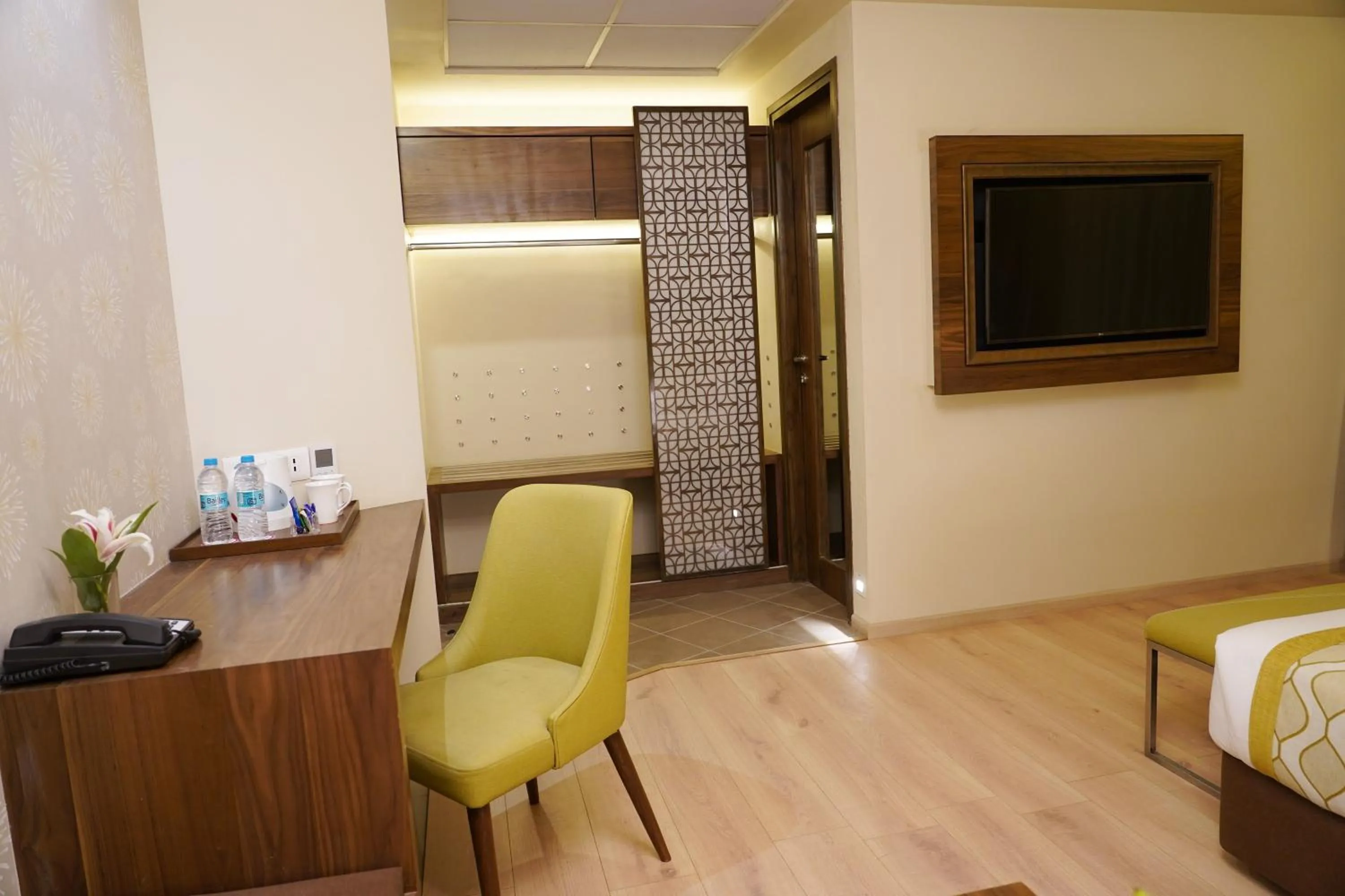 Communal lounge/ TV room, Bed in IRA By Orchid Bhubaneswar