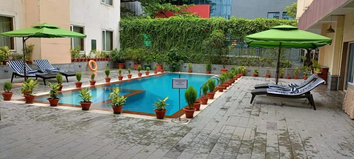 Pool view in IRA By Orchid Bhubaneswar
