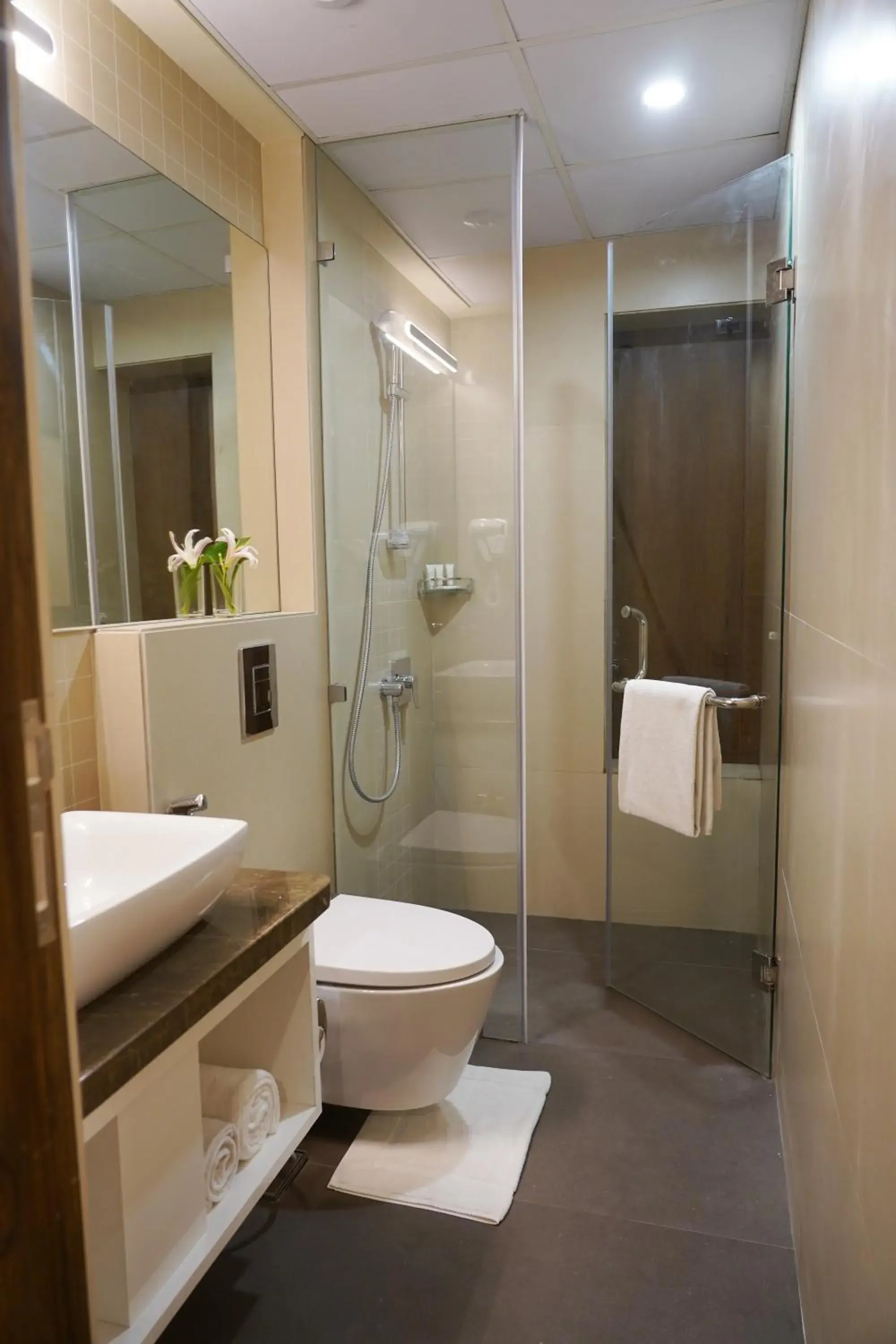 Bathroom in IRA By Orchid Bhubaneswar Bathroom in IRA By Orchid Bhubaneswar