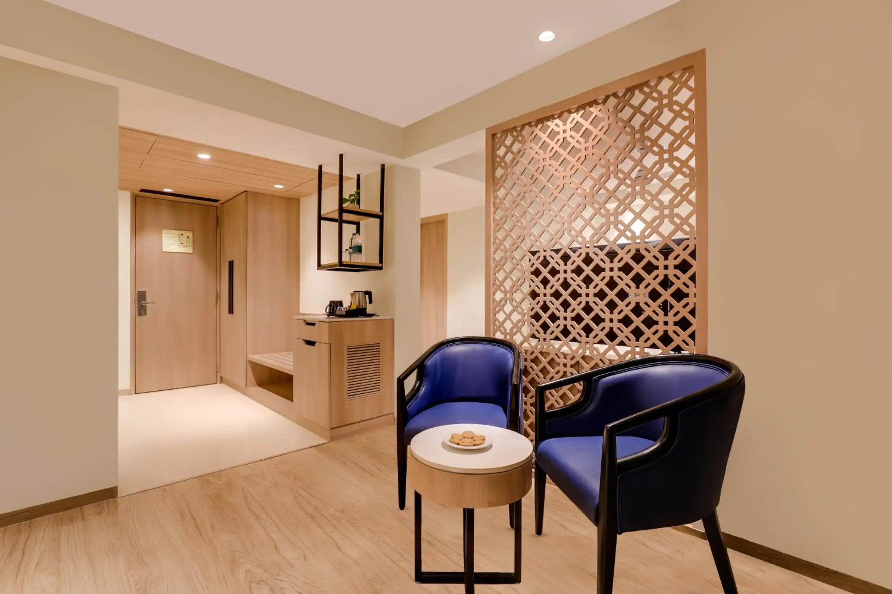 Living room in Keys Prima by Lemon Tree Hotels, Pimpri, Pune Living room in Keys Prima by Lemon Tree Hotels, Pimpri, Pune