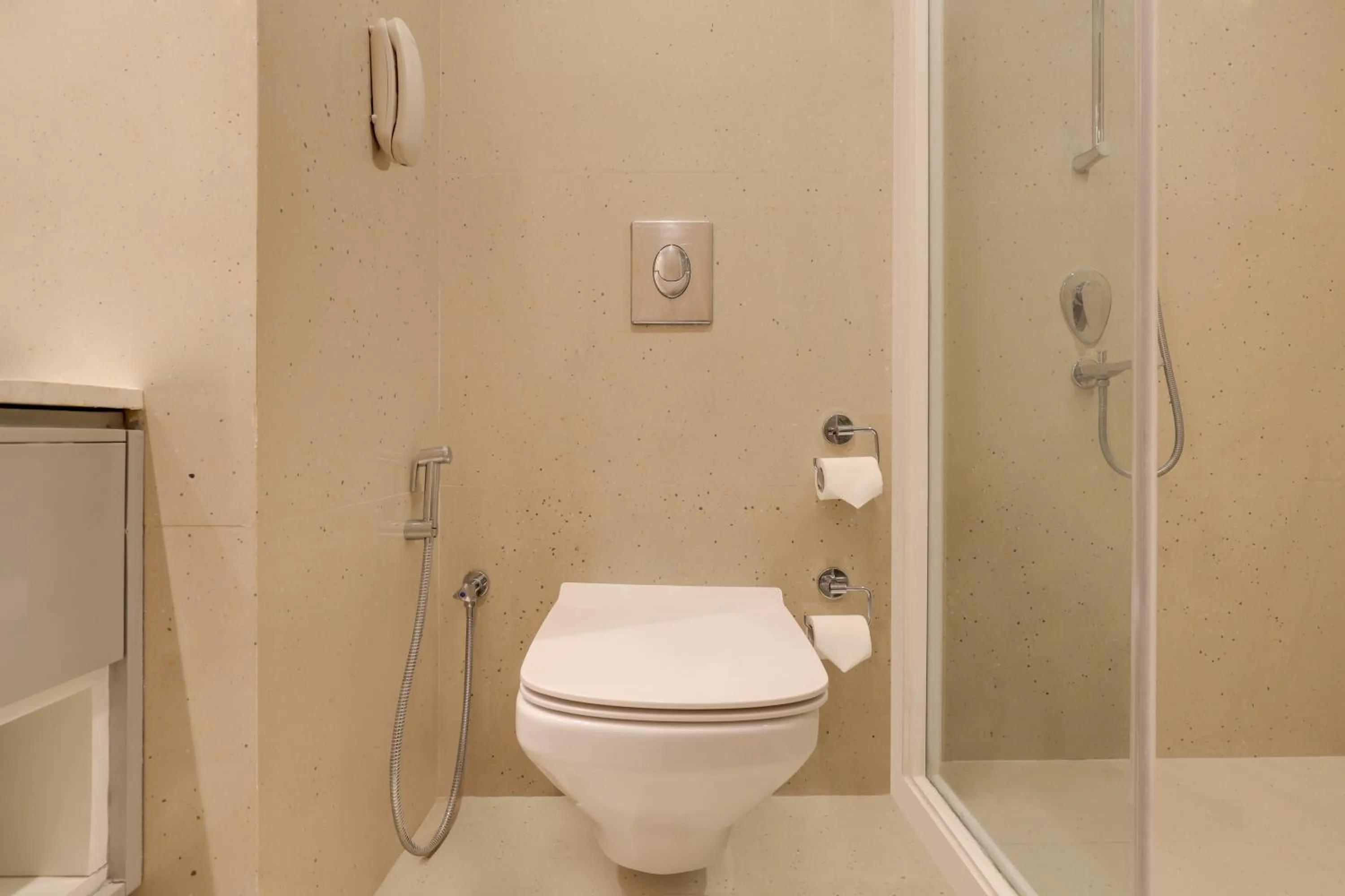 Toilet in Keys Prima by Lemon Tree Hotels, Pimpri, Pune