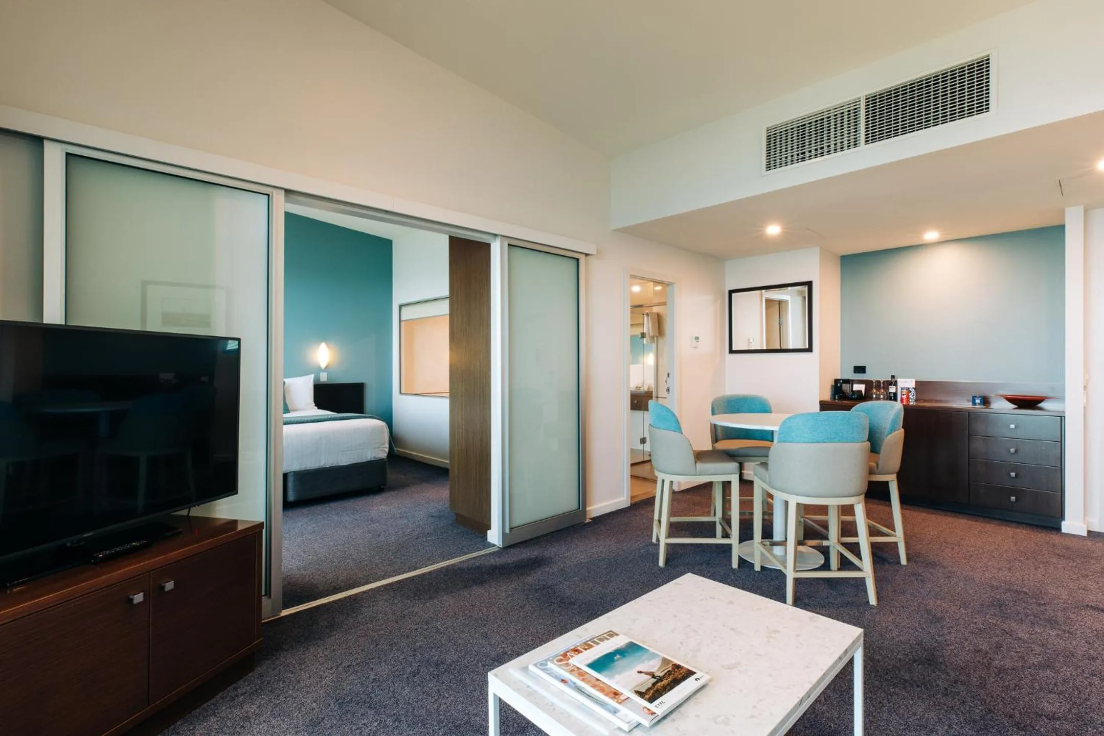 Bed in Port Lincoln Hotel