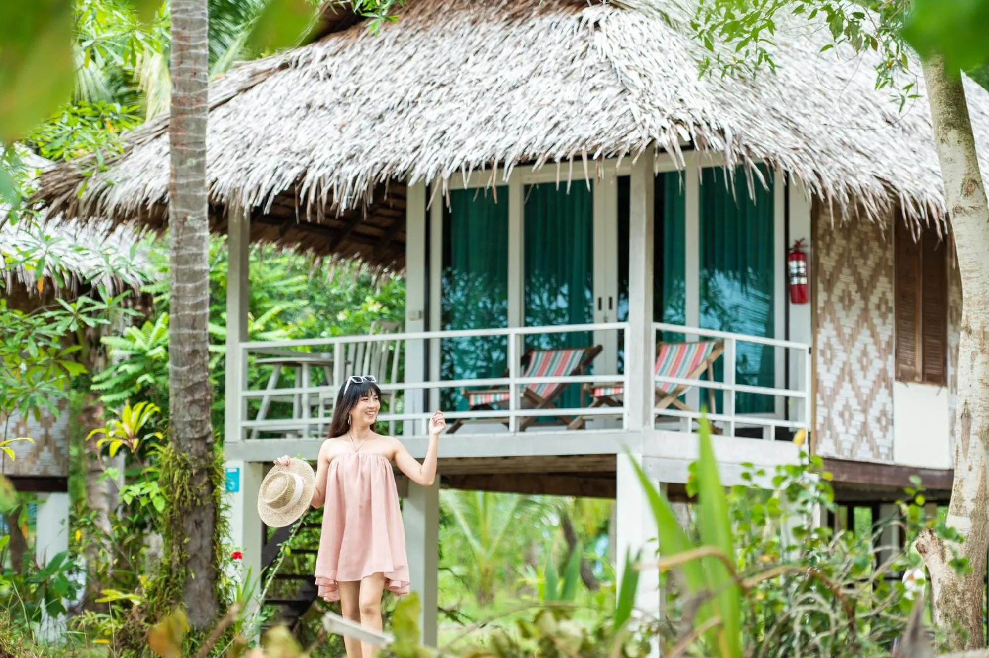 Patio in Pawapi Beach Resort Koh Mook