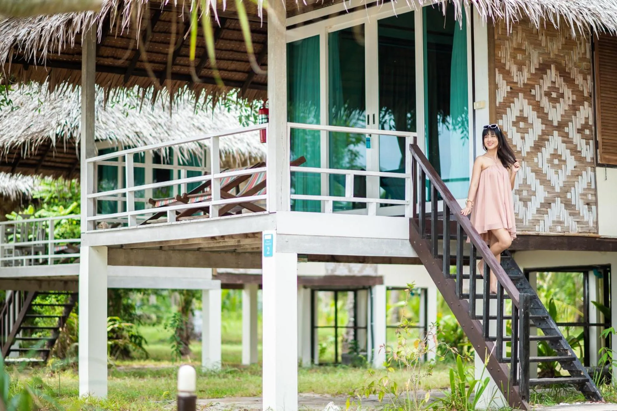 Patio in Pawapi Beach Resort Koh Mook
