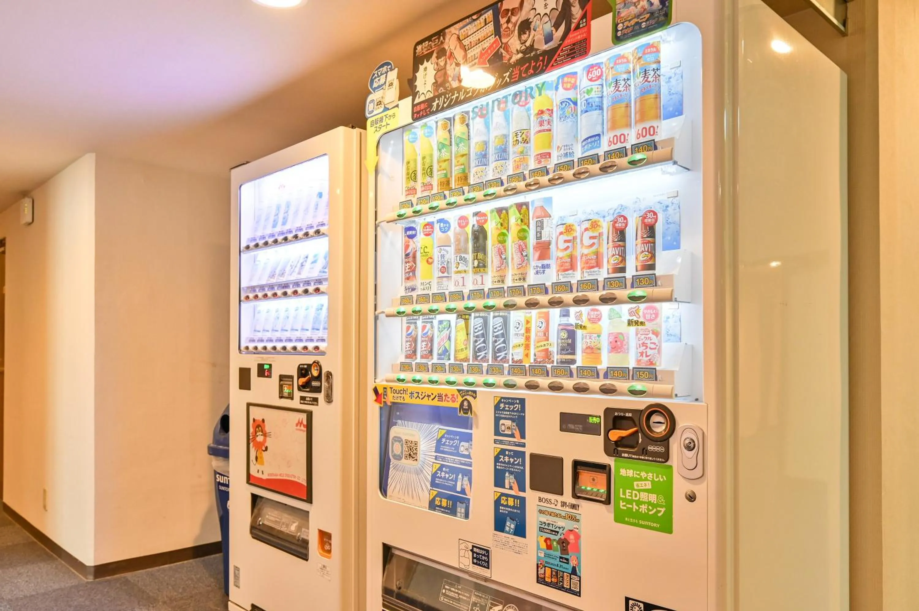 vending machine in Kagoshima Daiichi Hotel Kamoike