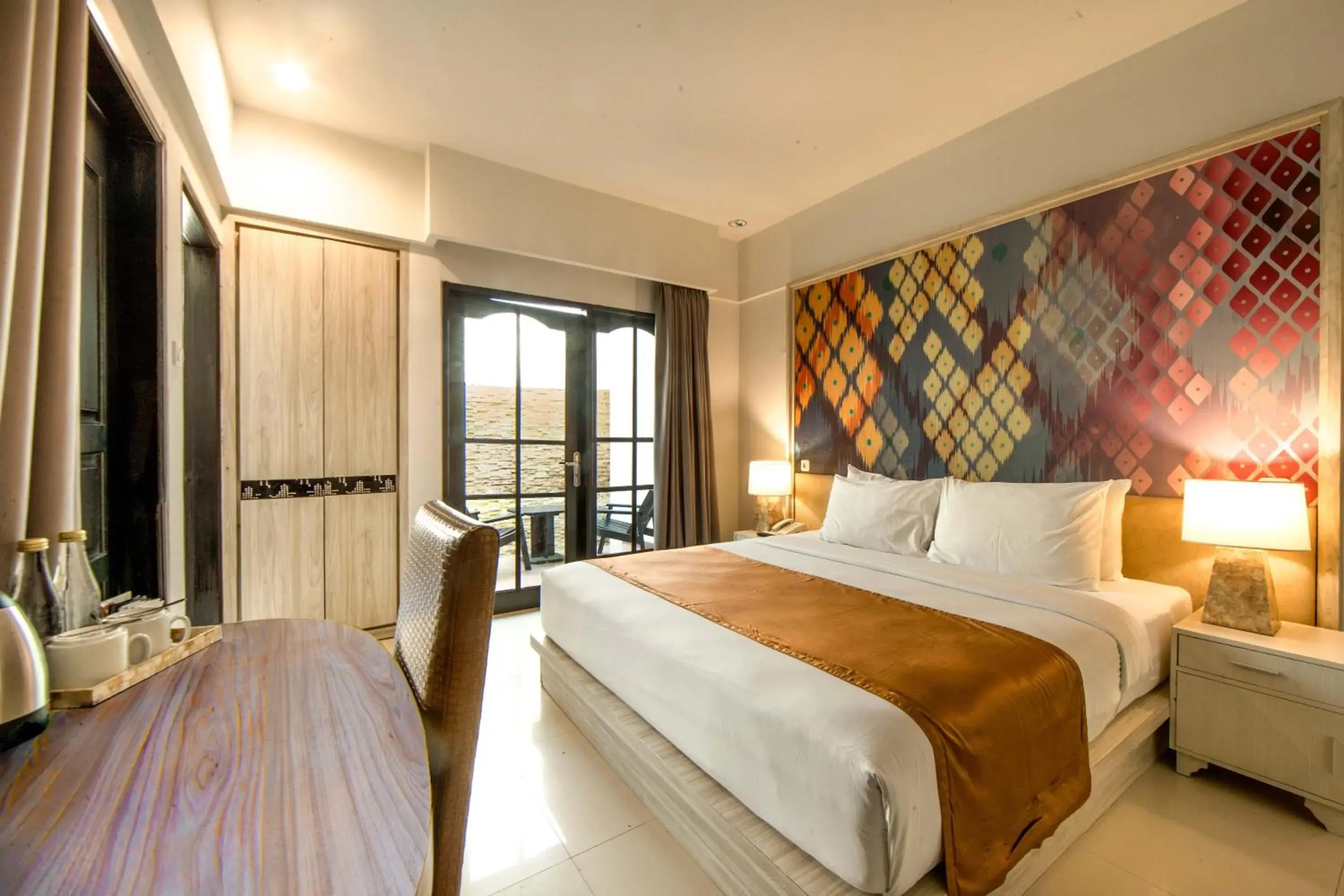 Bedroom, Bed in Aruna Senggigi Resort & Convention Bedroom, Bed in Aruna Senggigi Resort & Convention