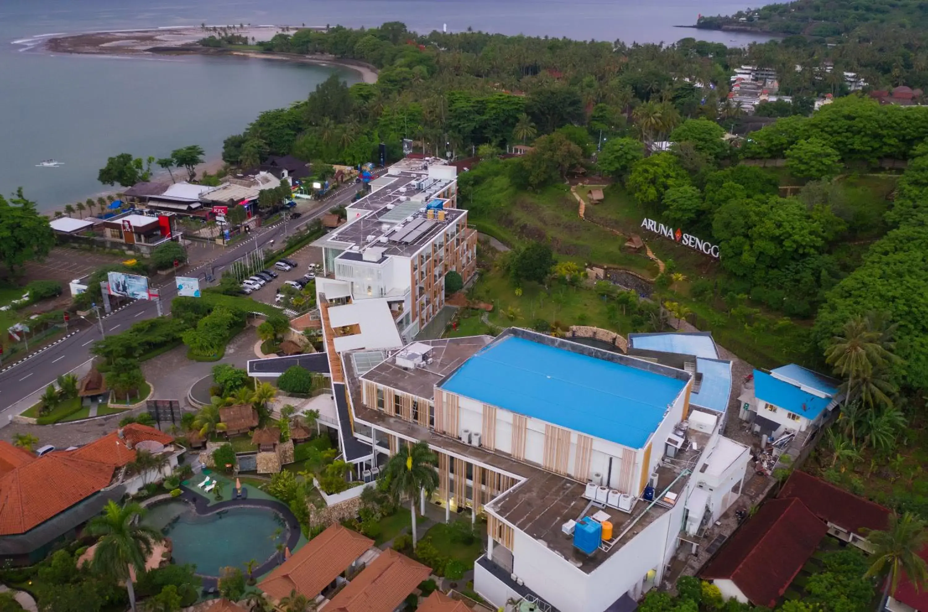 Bird's eye view in Aruna Senggigi Resort & Convention Bird's eye view in Aruna Senggigi Resort & Convention