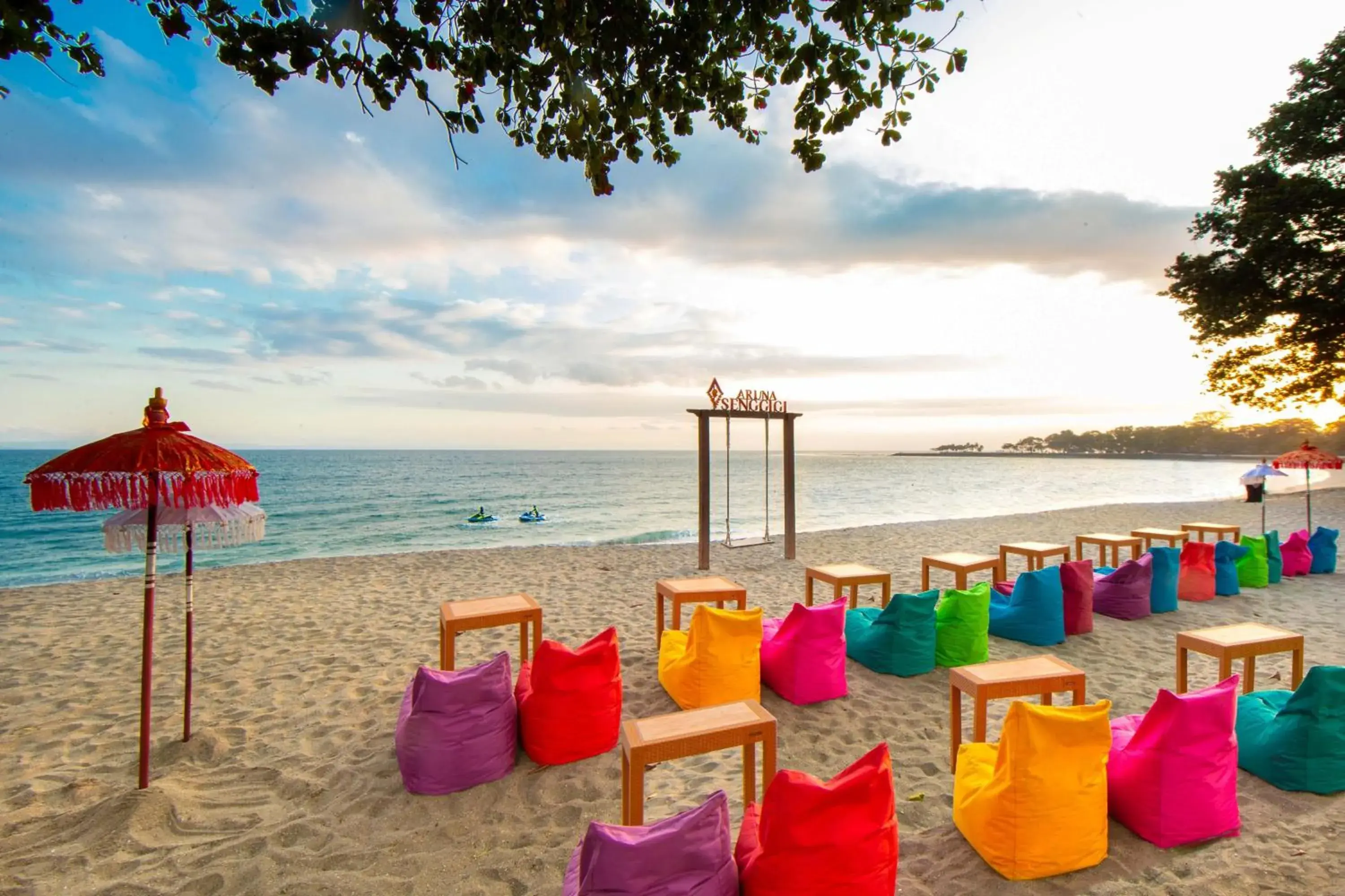 Sea view in Aruna Senggigi Resort & Convention Sea view in Aruna Senggigi Resort & Convention