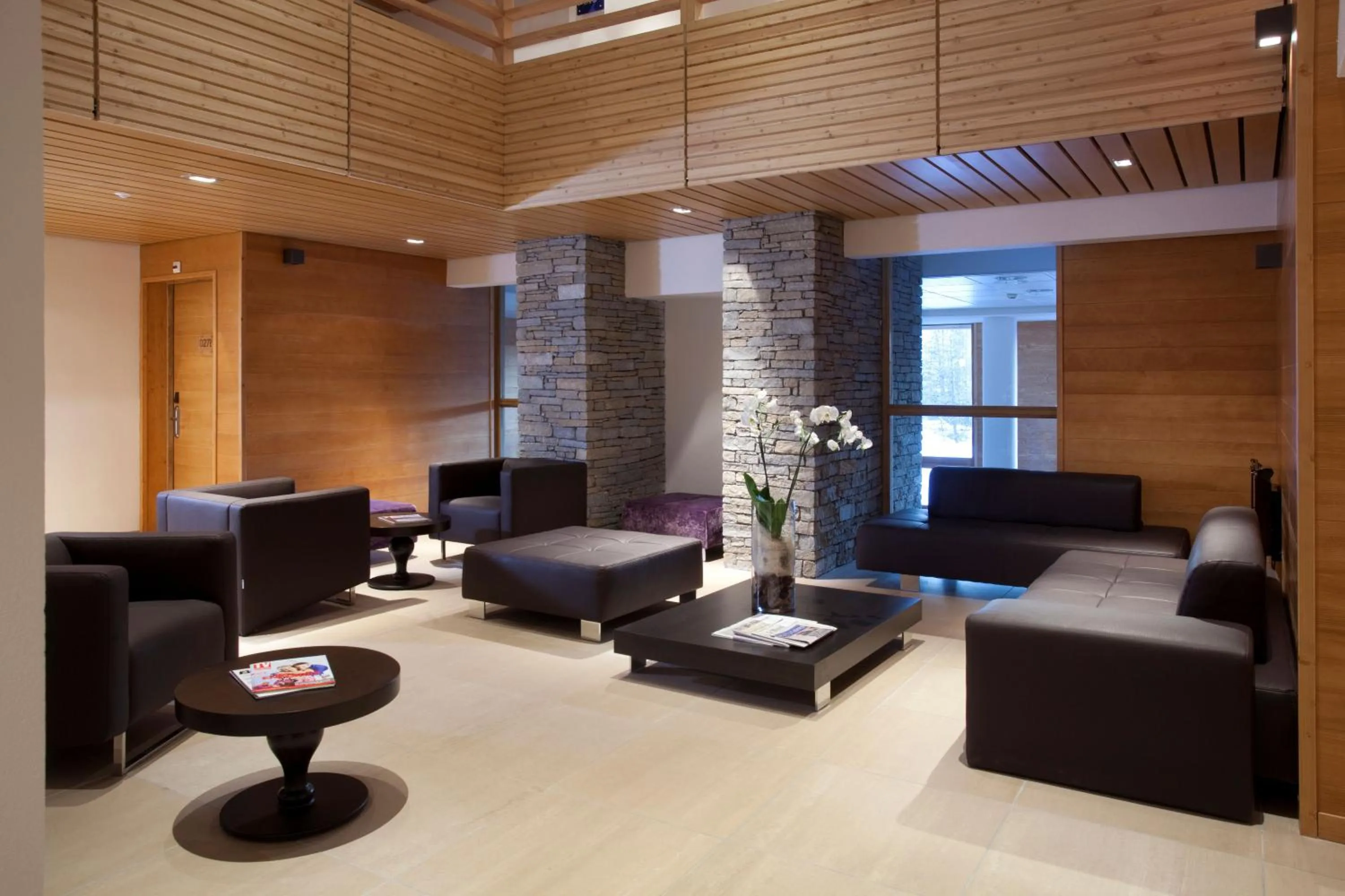 Lobby or reception in Lagrange Vacances l'Alpenrose