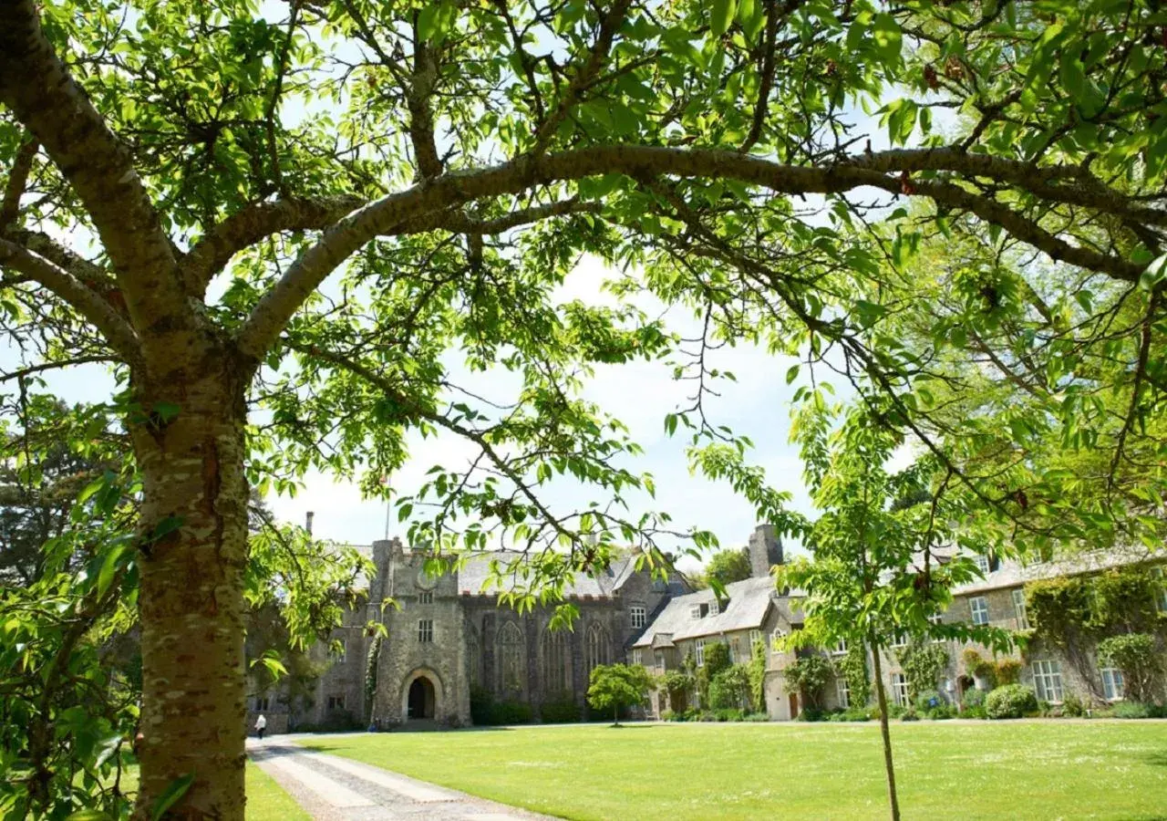 Facade/entrance in Dartington Hall Facade/entrance in Dartington Hall