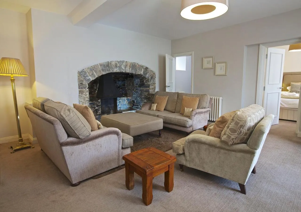 Living room in Dartington Hall