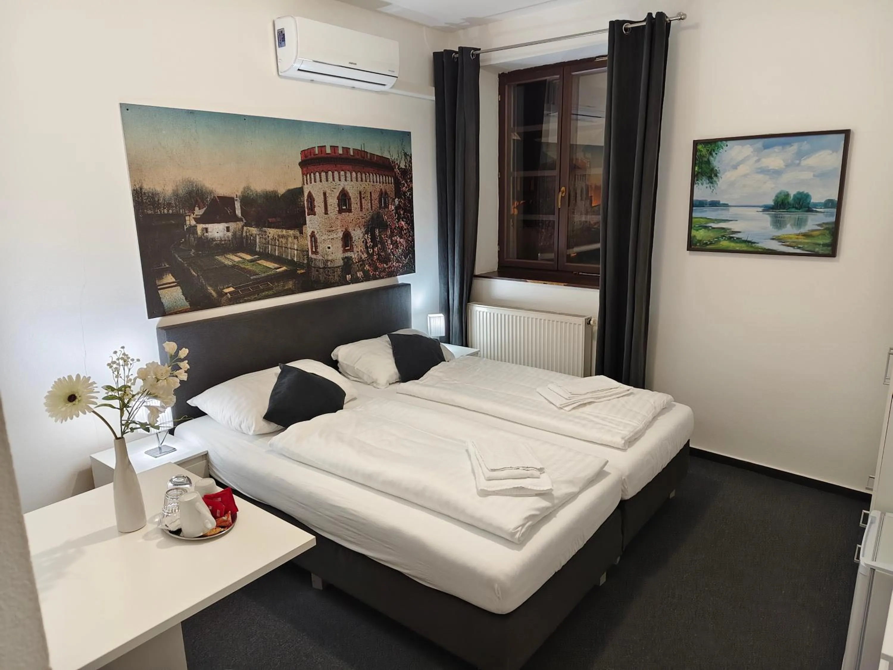 Bed in Hotel Bílý Koníček