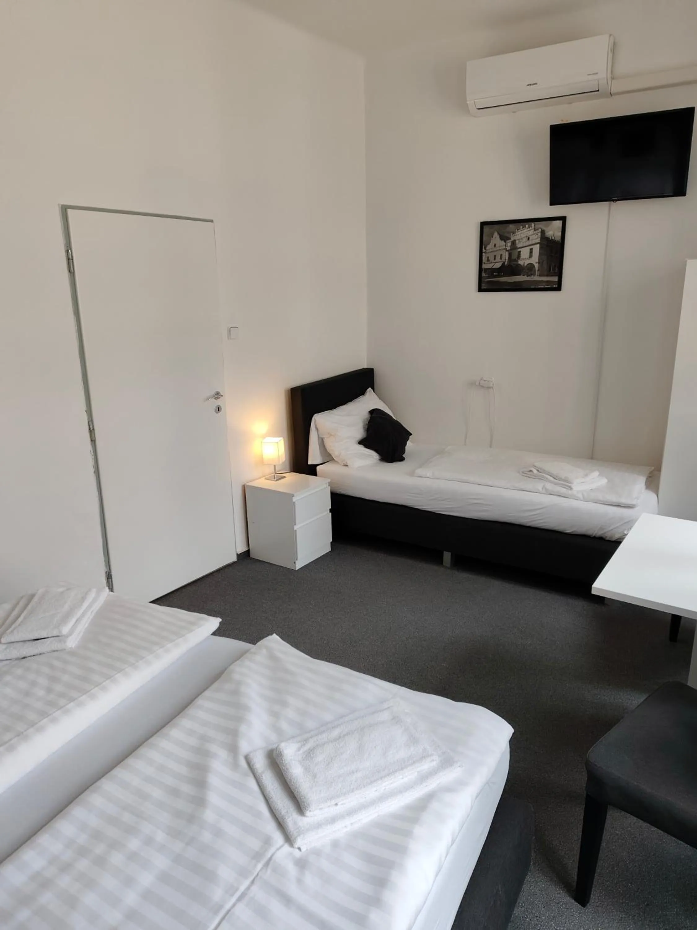 Bed in Hotel Bílý Koníček