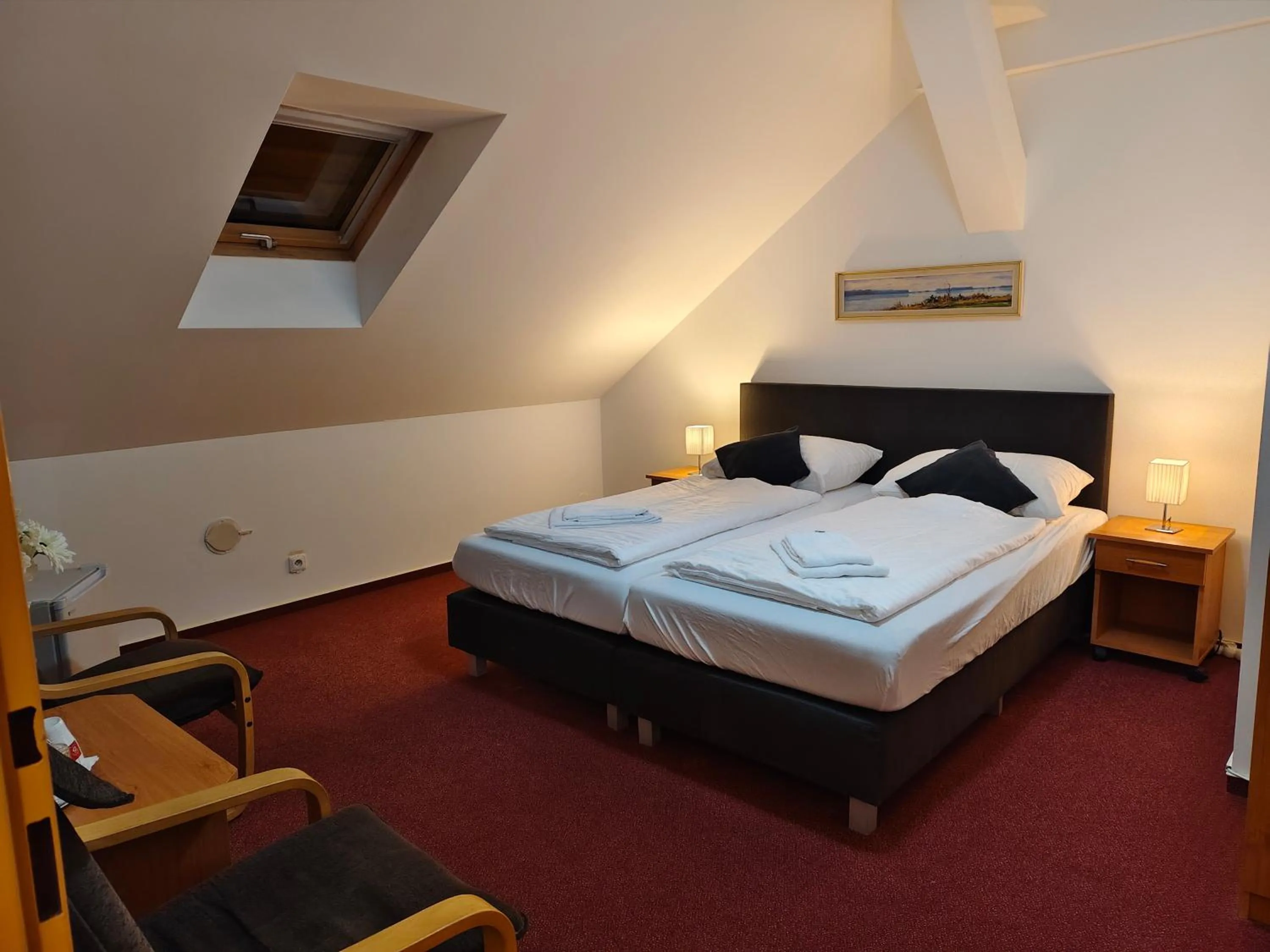 Bed in Hotel Bílý Koníček