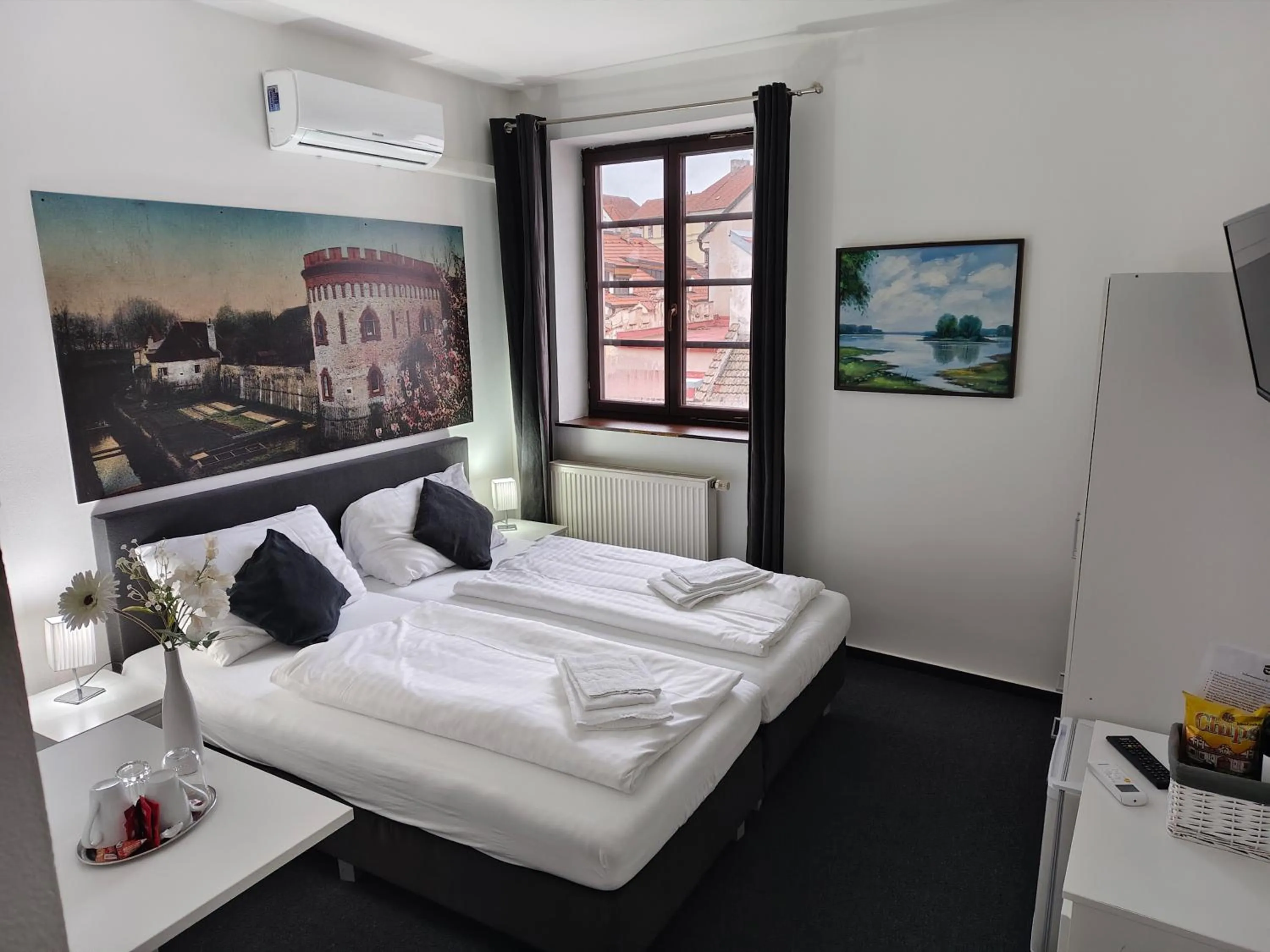 Bed in Hotel Bílý Koníček