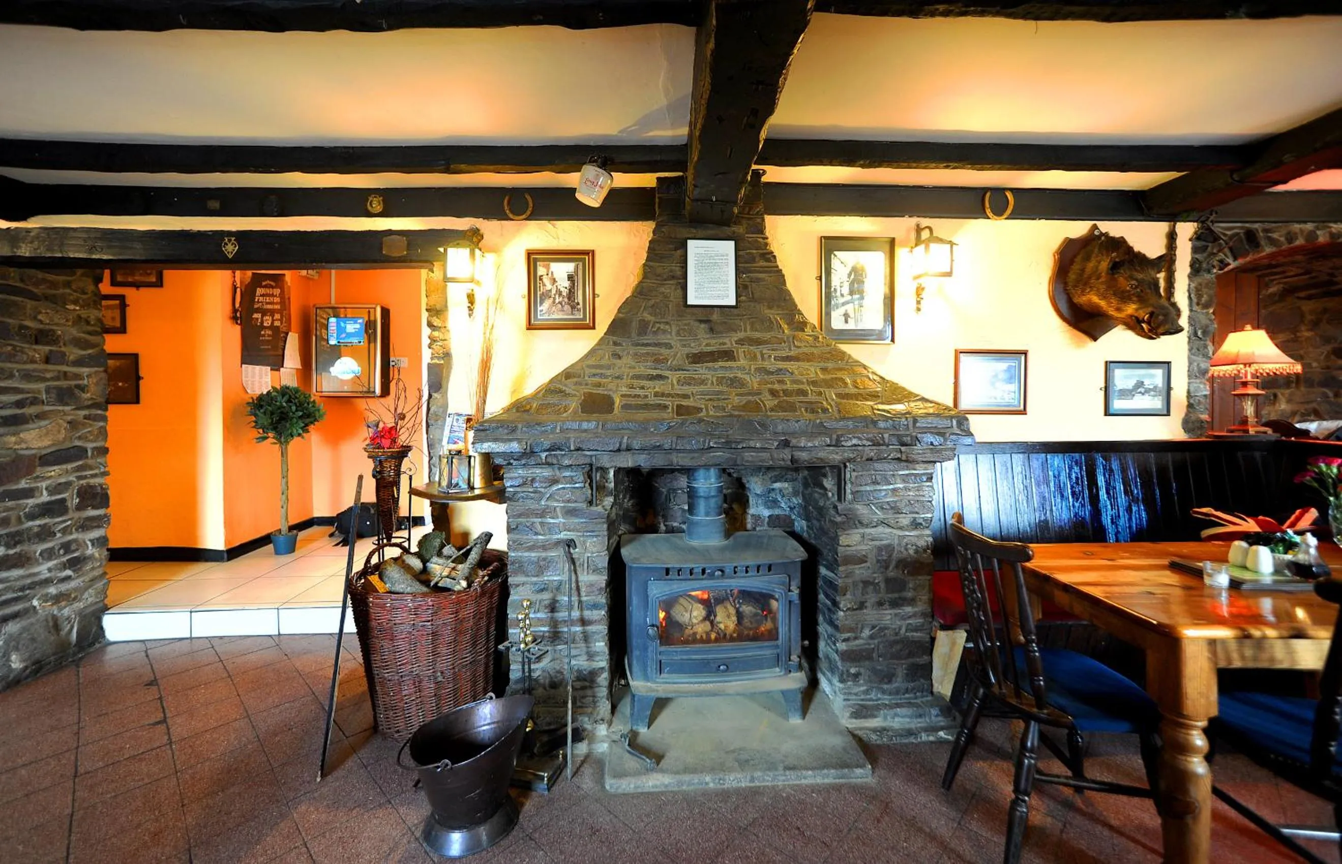 Dining area in The West Country Inn